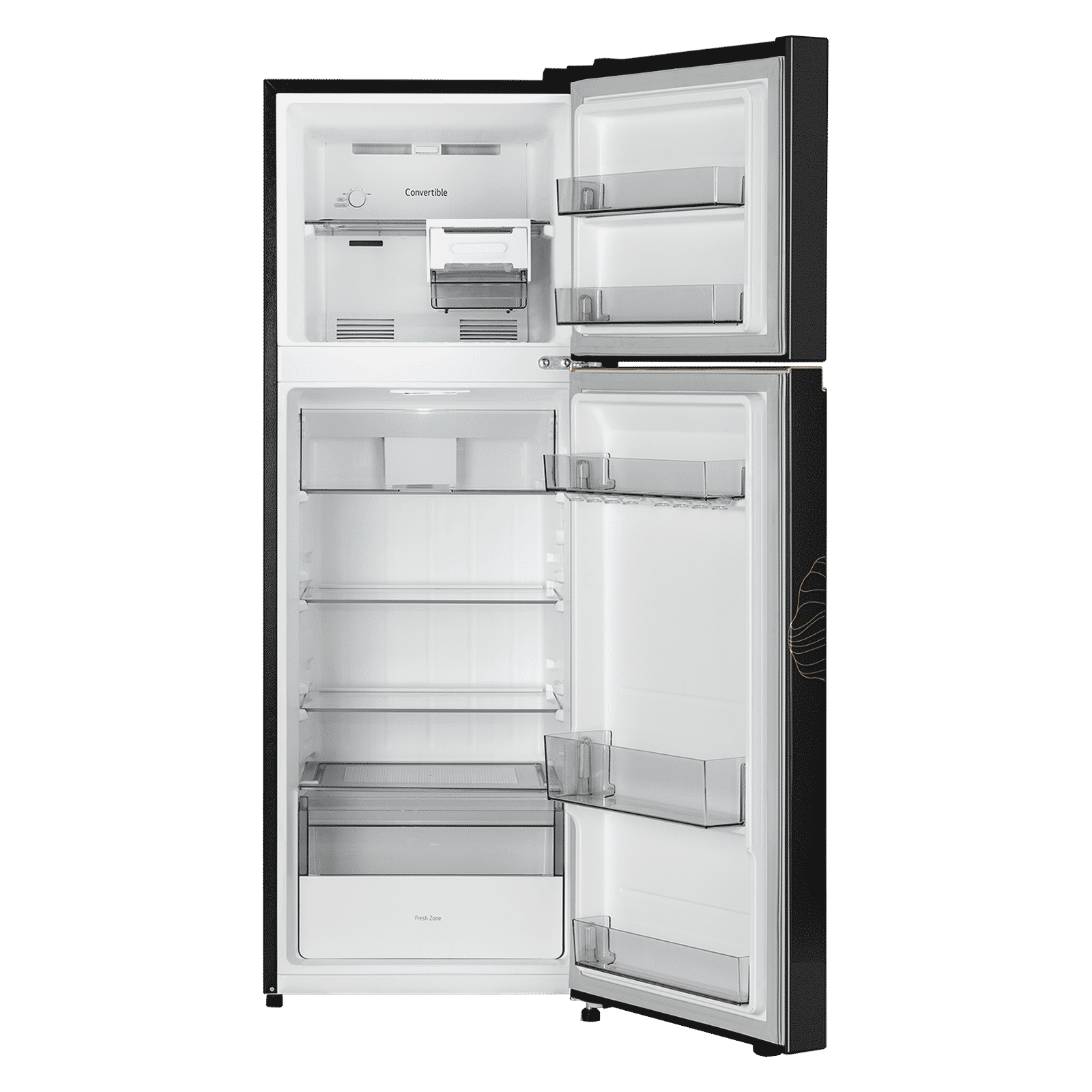 LG 251 Litres 1 Star Frost Free Double Door Refrigerator with Smart Mode (GLT2516WXRO, Radiant Onyx)_9