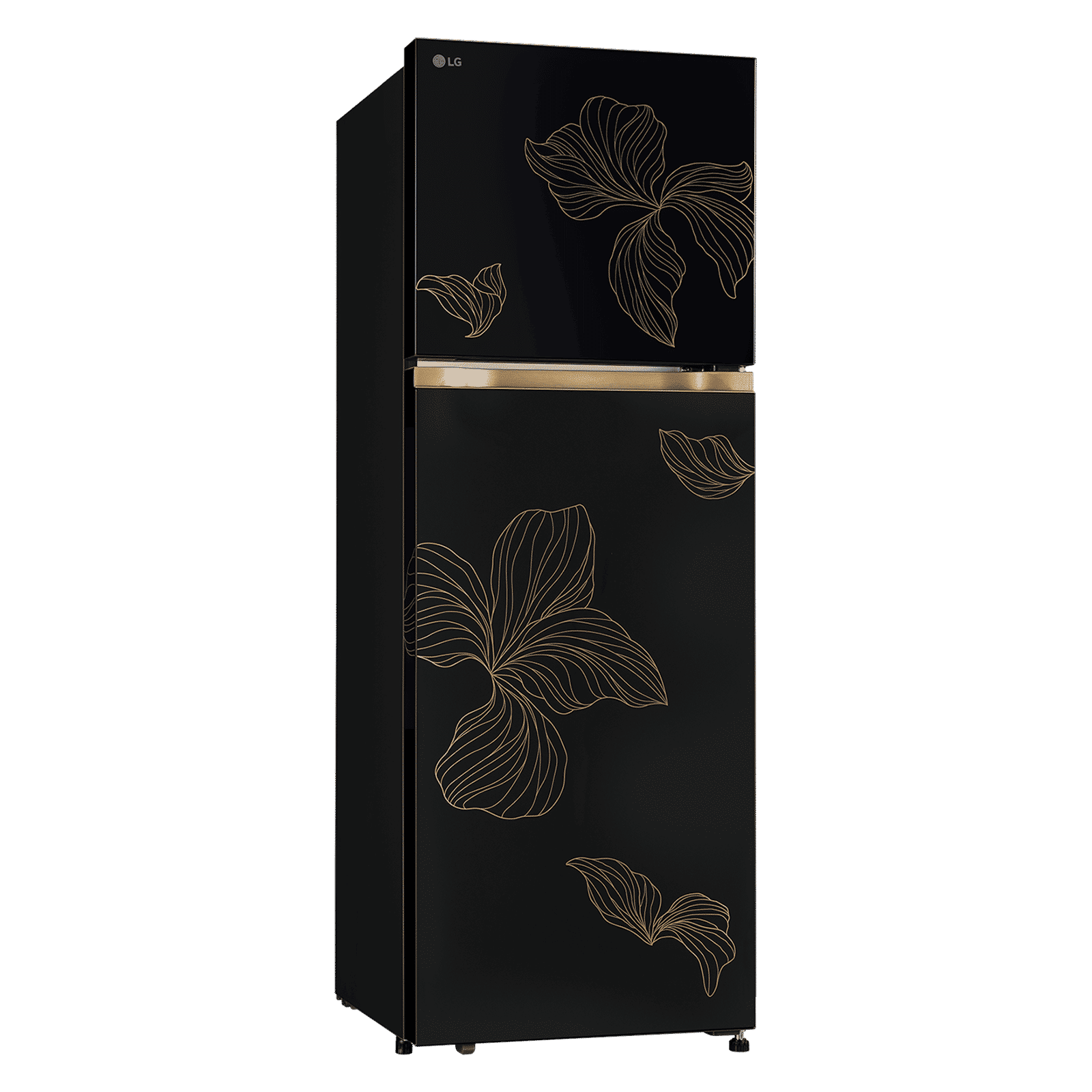 LG 251 Litres 1 Star Frost Free Double Door Refrigerator with Smart Mode (GLT2516WXRO, Radiant Onyx)_3
