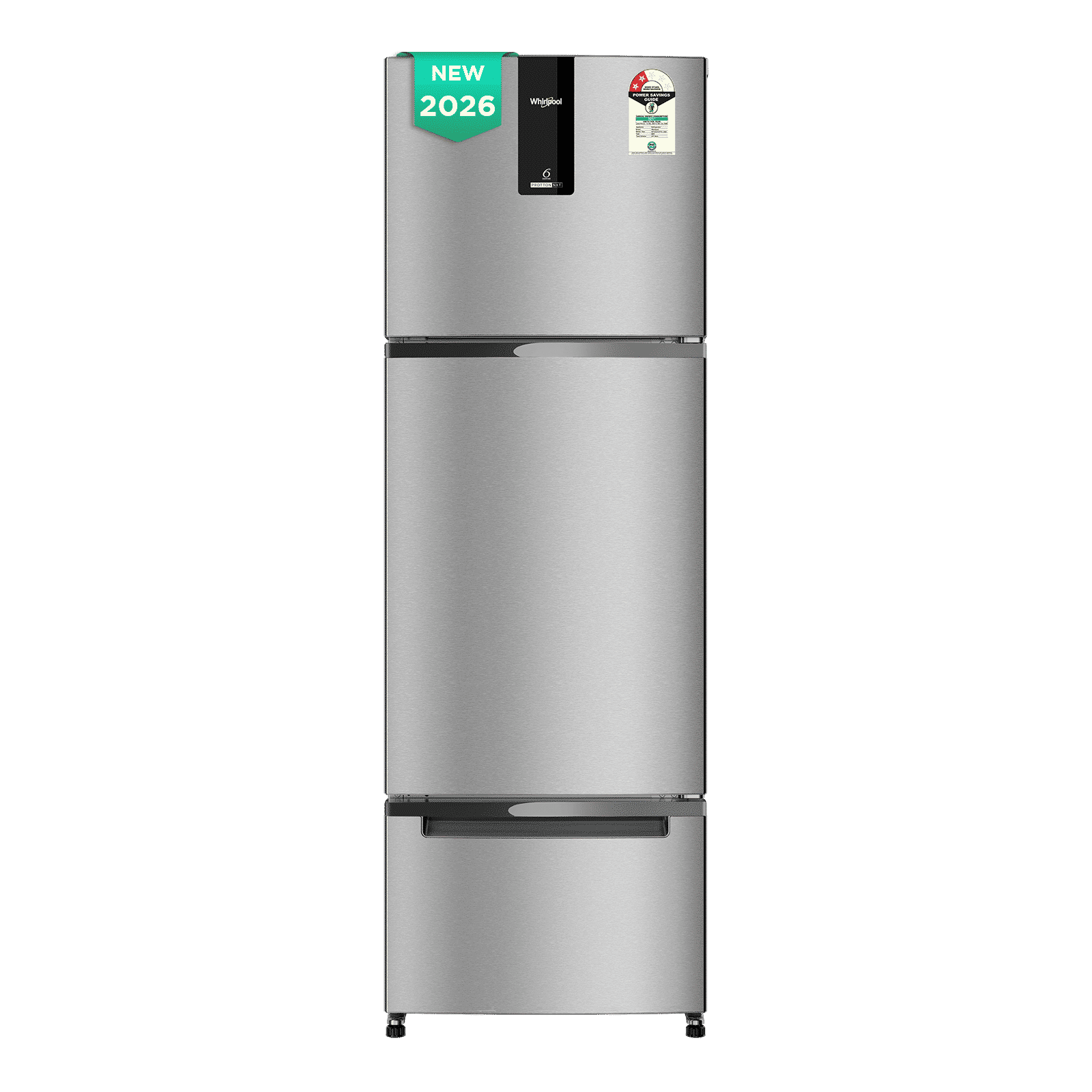 Whirlpool Protton Nxt 237 Litres 2 Star Frost Free Triple Door Convertible Refrigerator with Microblock Technology (22355, Silver) (2026 Model)_1