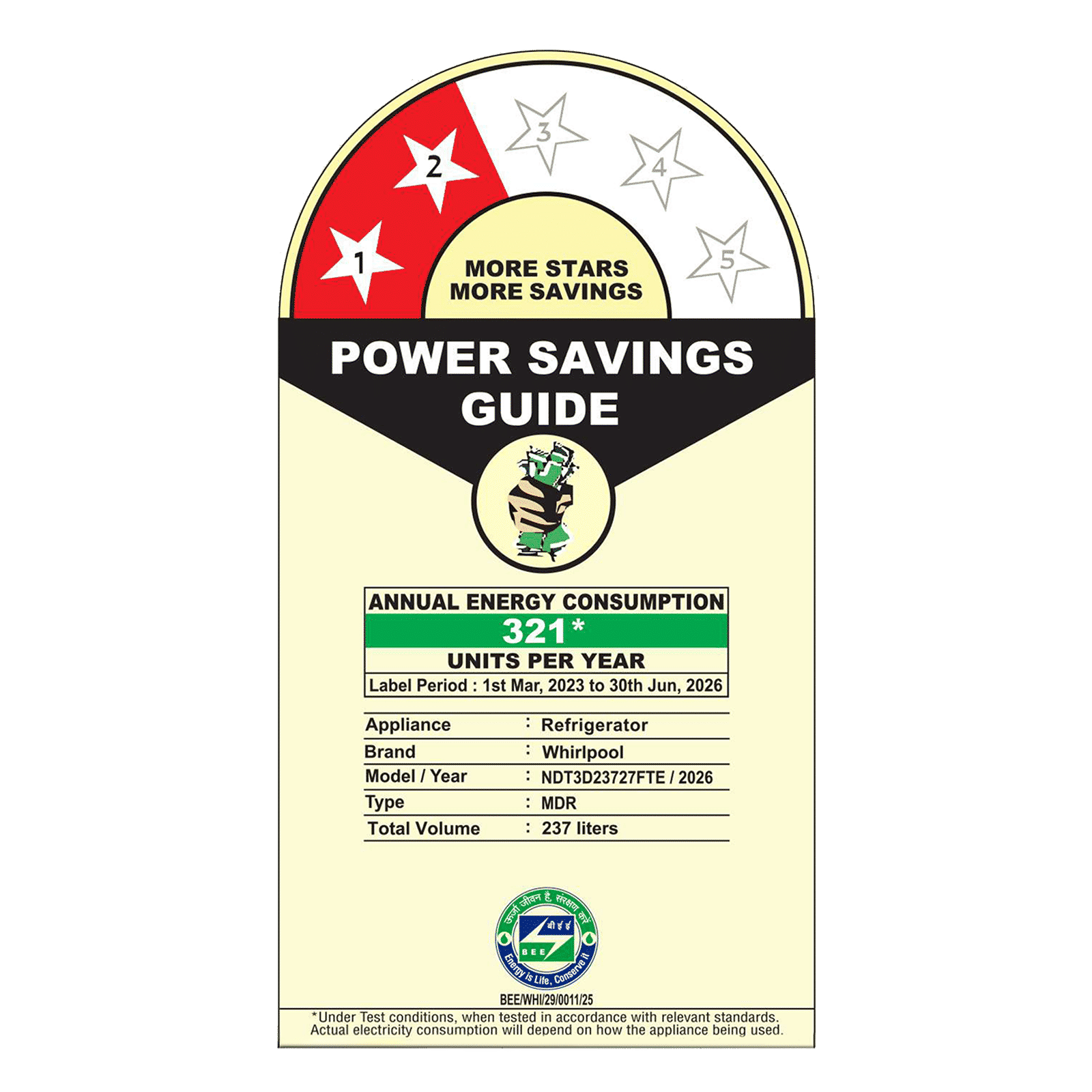 Whirlpool Protton Nxt 237 Litres 2 Star Frost Free Triple Door Convertible Refrigerator with Microblock Technology (22355, Silver) (2026 Model)_2