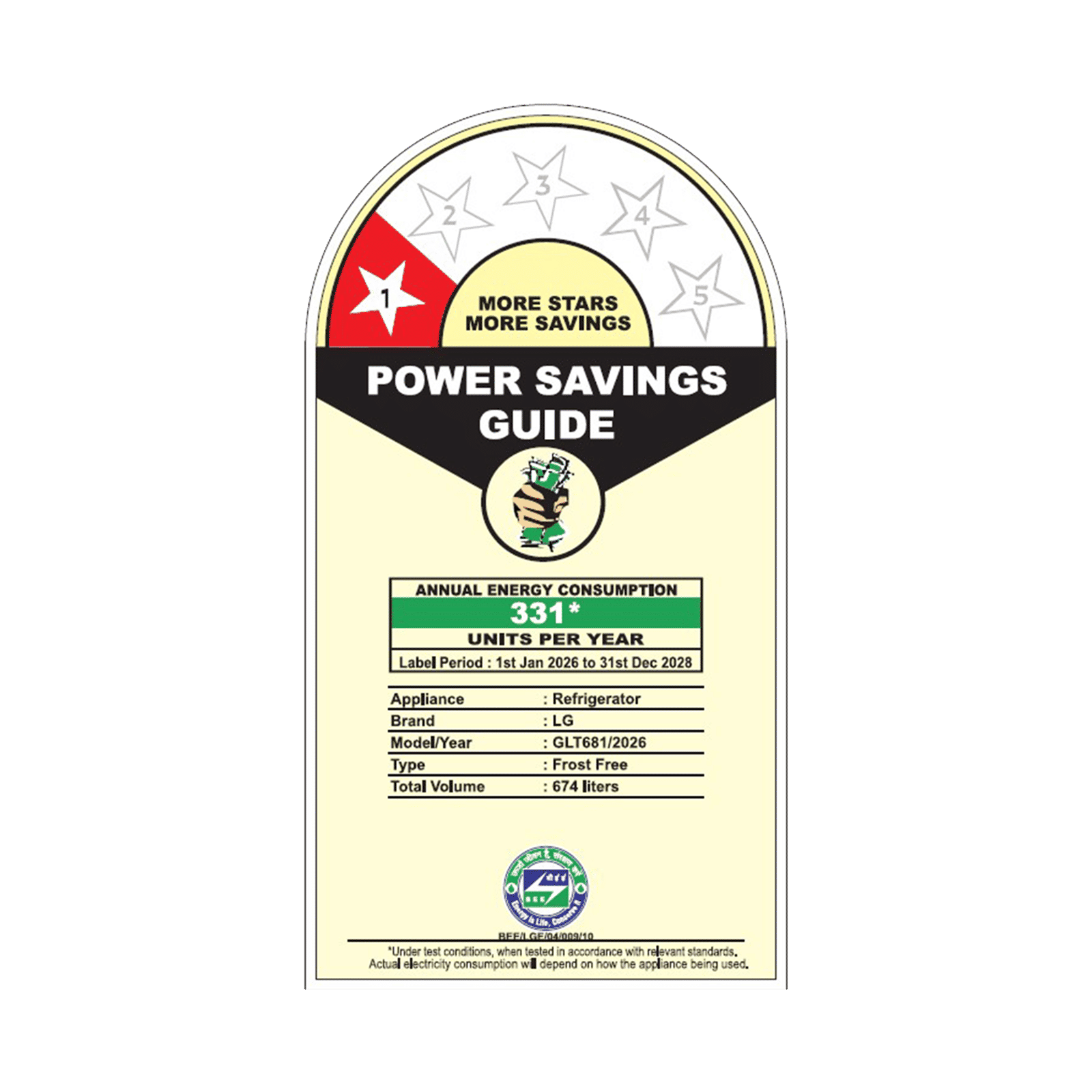 LG 674 Litres 1 Star Frost Free Double Door Refrigerator with Express Freeze (GLT6816ODPZ, Shiny Steel) (2026 Model)_2