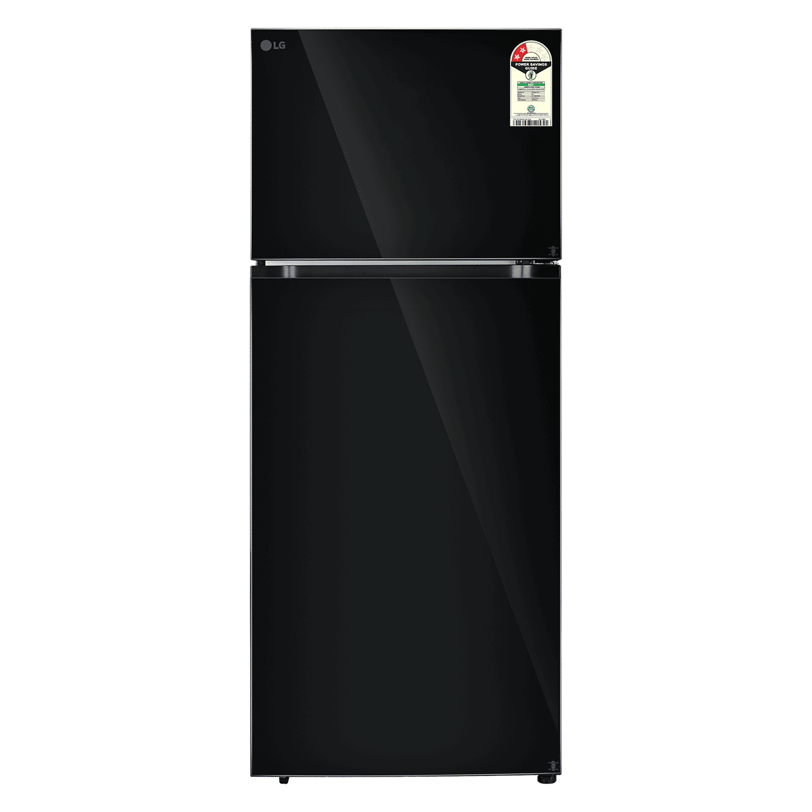LG 398 Litres 2 Star Frost Free Double Door Convertible Refrigerator with Smart Inverter Compressor (GLT4026SNBM, Black Mirror)_1