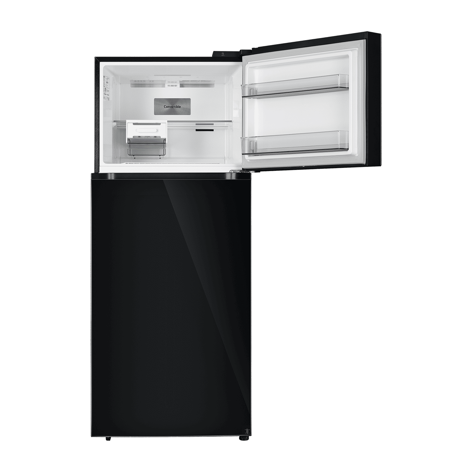 LG 398 Litres 2 Star Frost Free Double Door Convertible Refrigerator with Smart Inverter Compressor (GLT4026SNBM, Black Mirror)_6