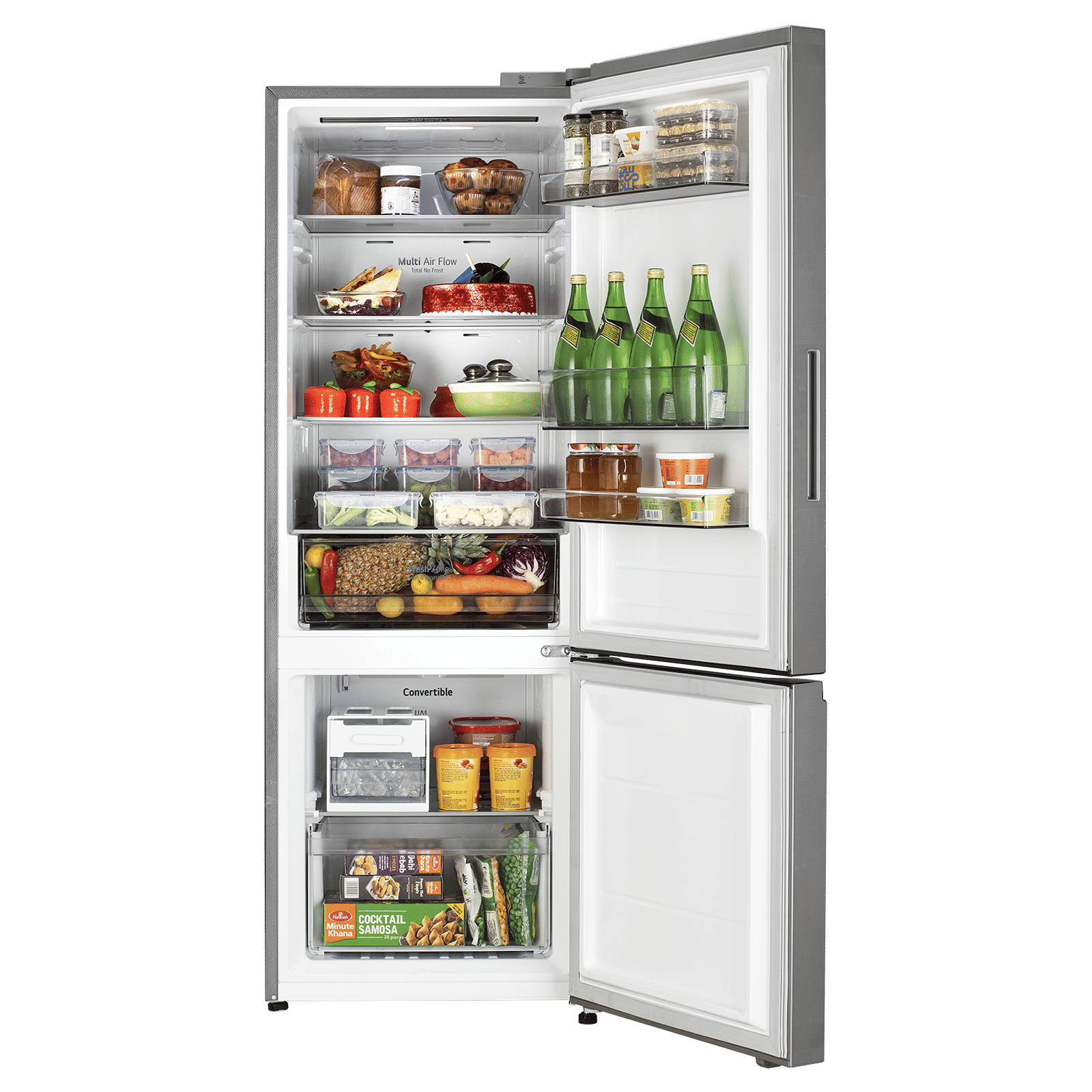 LG 340 Litres 2 Star Frost Free Double Door Smart Wifi Enabled Refrigerator with Smart Diagnosis (GLB3426BDPZ, Shiny Steel)_10