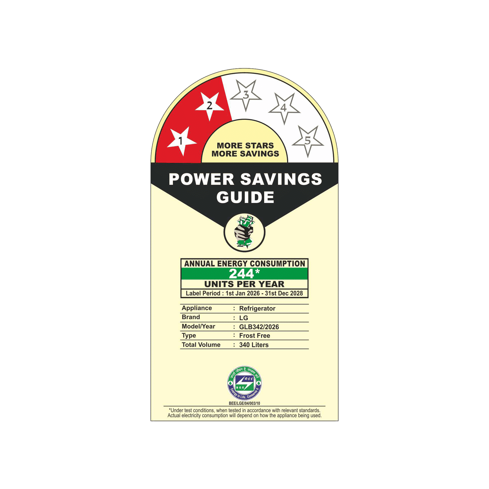 LG 340 Litres 2 Star Frost Free Double Door Smart Wifi Enabled Refrigerator with Smart Diagnosis (GLB3426BDPZ, Shiny Steel)_2