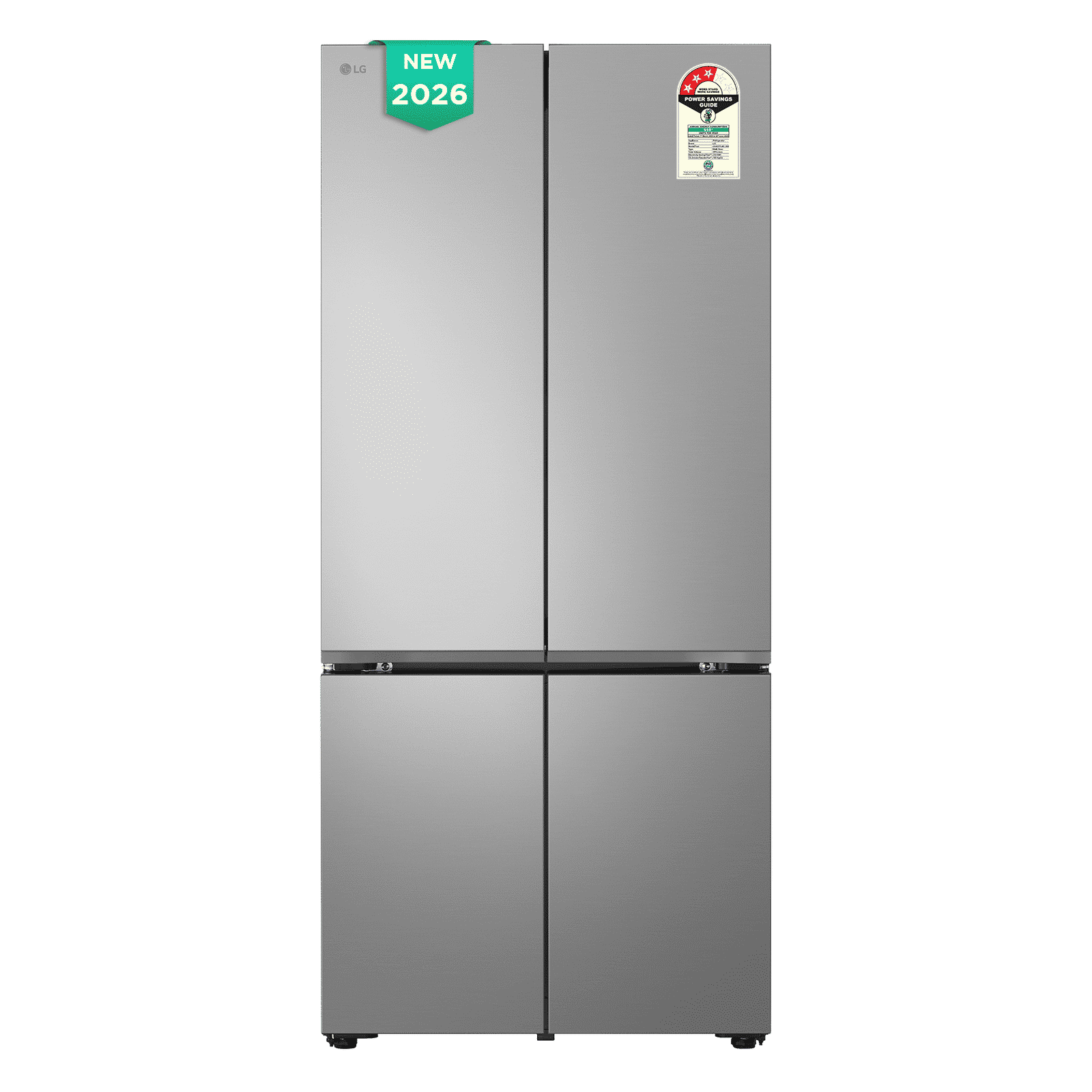 LG 574 Litres 3 Star Frost Free Side by Side Refrigerator with Smart Diagnosis (GVB23FFLMB, Prime Silver) (2026 Model)_1