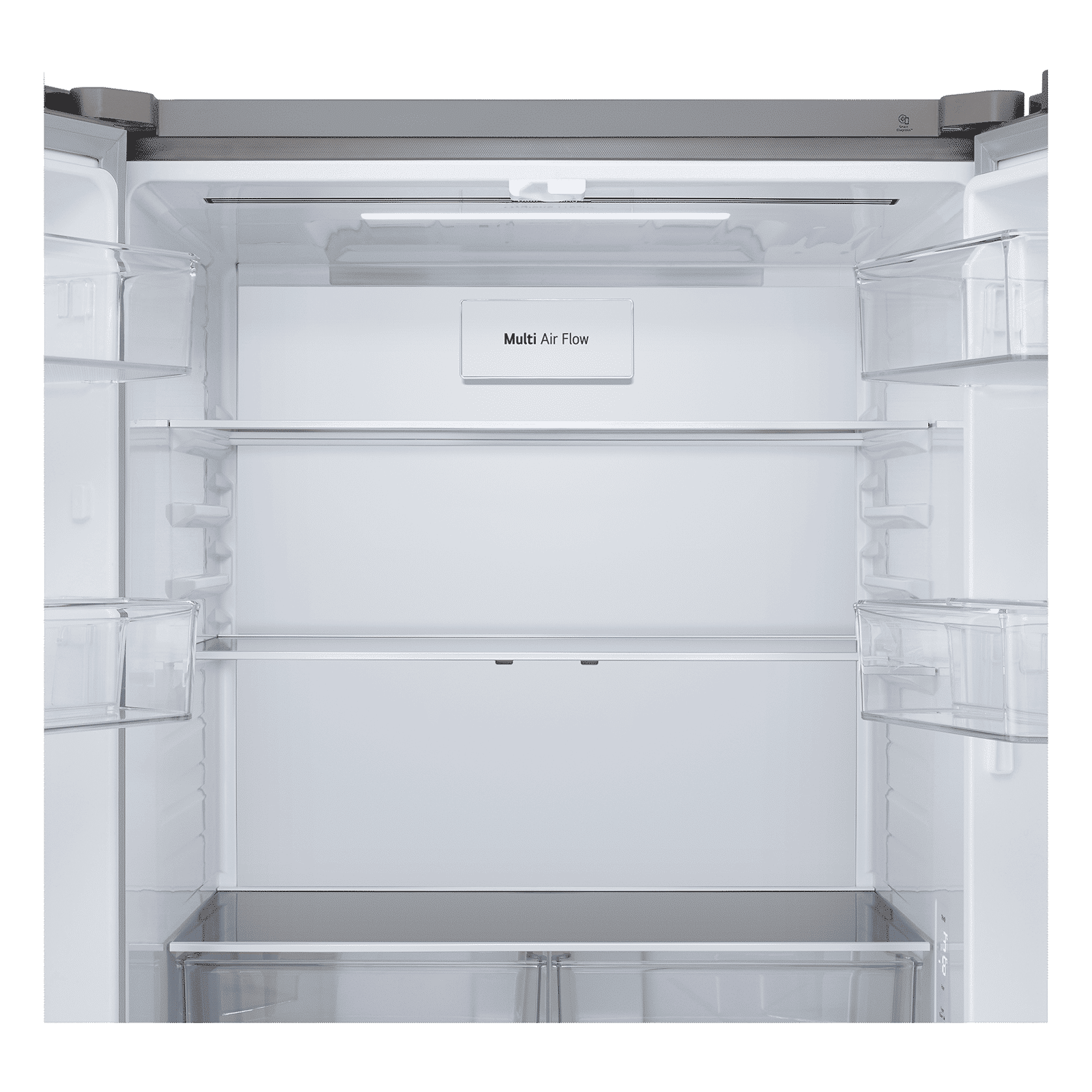 LG 574 Litres 3 Star Frost Free Side by Side Refrigerator with Smart Diagnosis (GVB23FFLMB, Prime Silver)_10