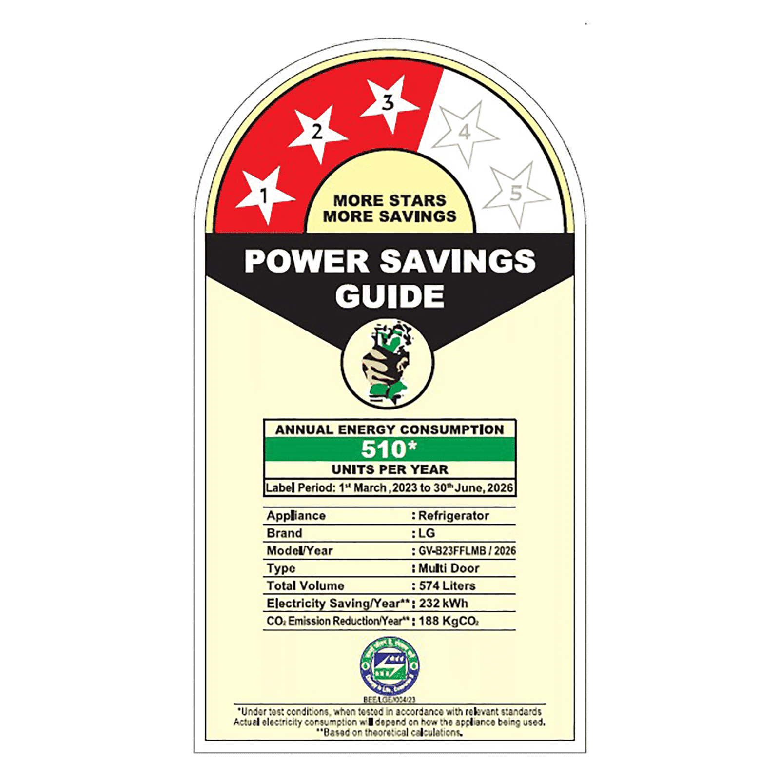 LG 574 Litres 3 Star Frost Free Side by Side Refrigerator with Smart Diagnosis (GVB23FFLMB, Prime Silver)_2