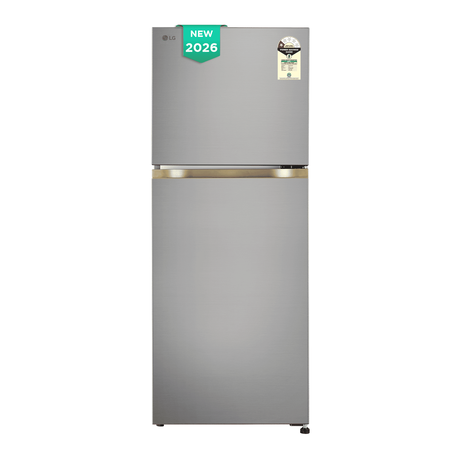 LG 225 Litres 1 Star Frost Free Double Door Refrigerator with Express Freeze (GLT2216WYPZ, Shiny Steel) (2026 Model) LG 225 Litres 1 Star Frost Free Double Door Refrigerator with Express Freeze (GLT2216WYPZ, Shiny Steel) (2026 Model)_1