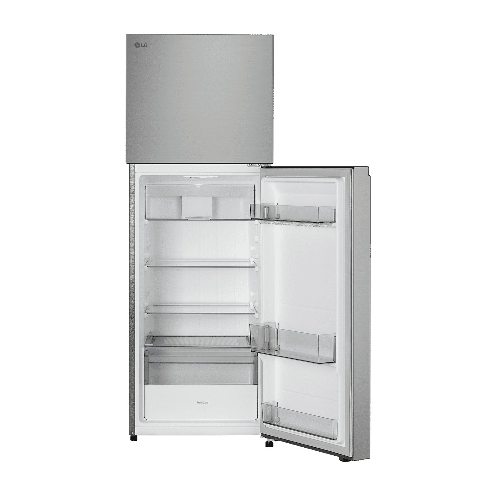 LG 251 Litres 2 Star Frost Free Double Door Convertible Refrigerator with Express Freeze (GLT2526XWPZ, Shiny Steel)_6