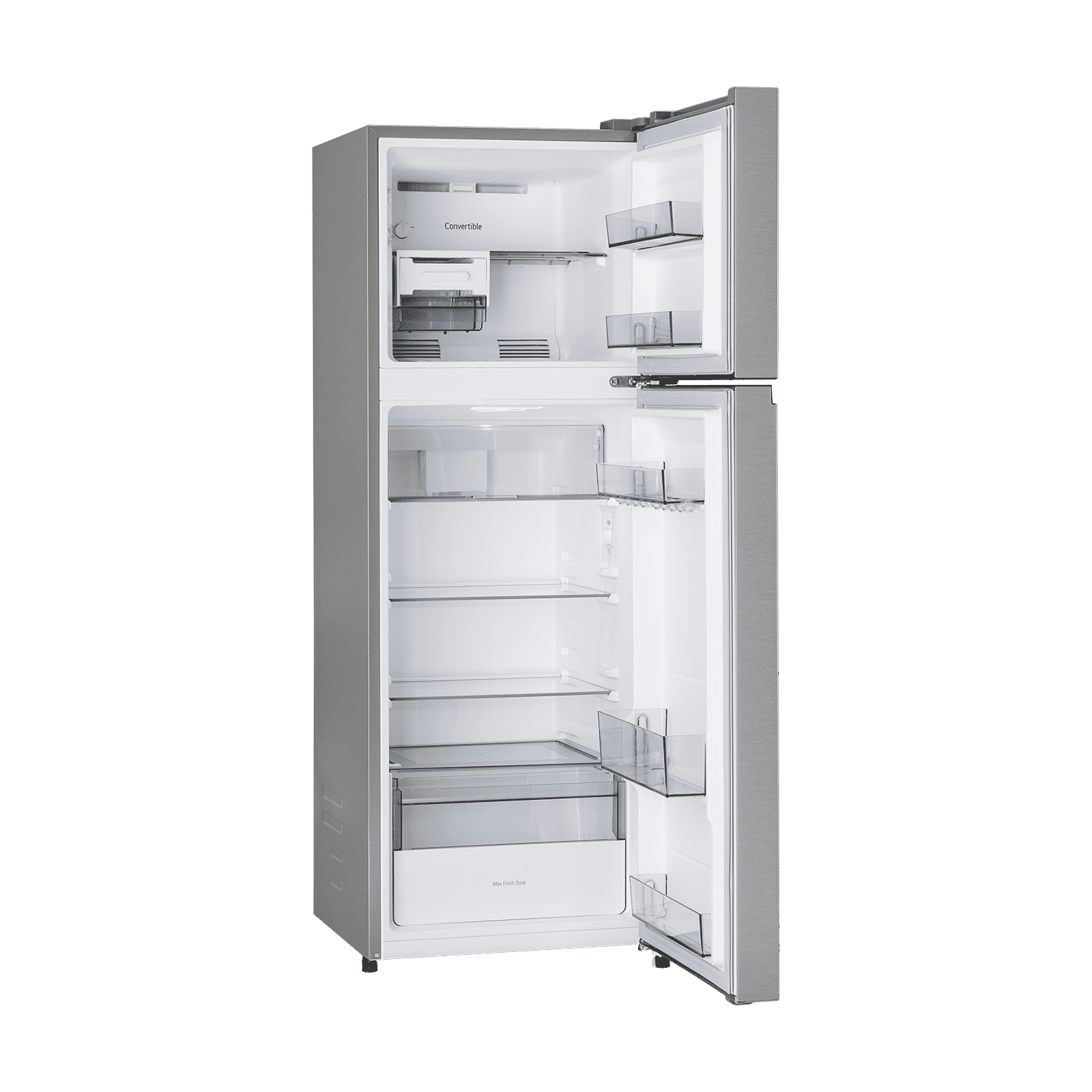 LG 251 Litres 2 Star Frost Free Double Door Convertible Refrigerator with Express Freeze (GLT2526XWPZ, Shiny Steel)_8