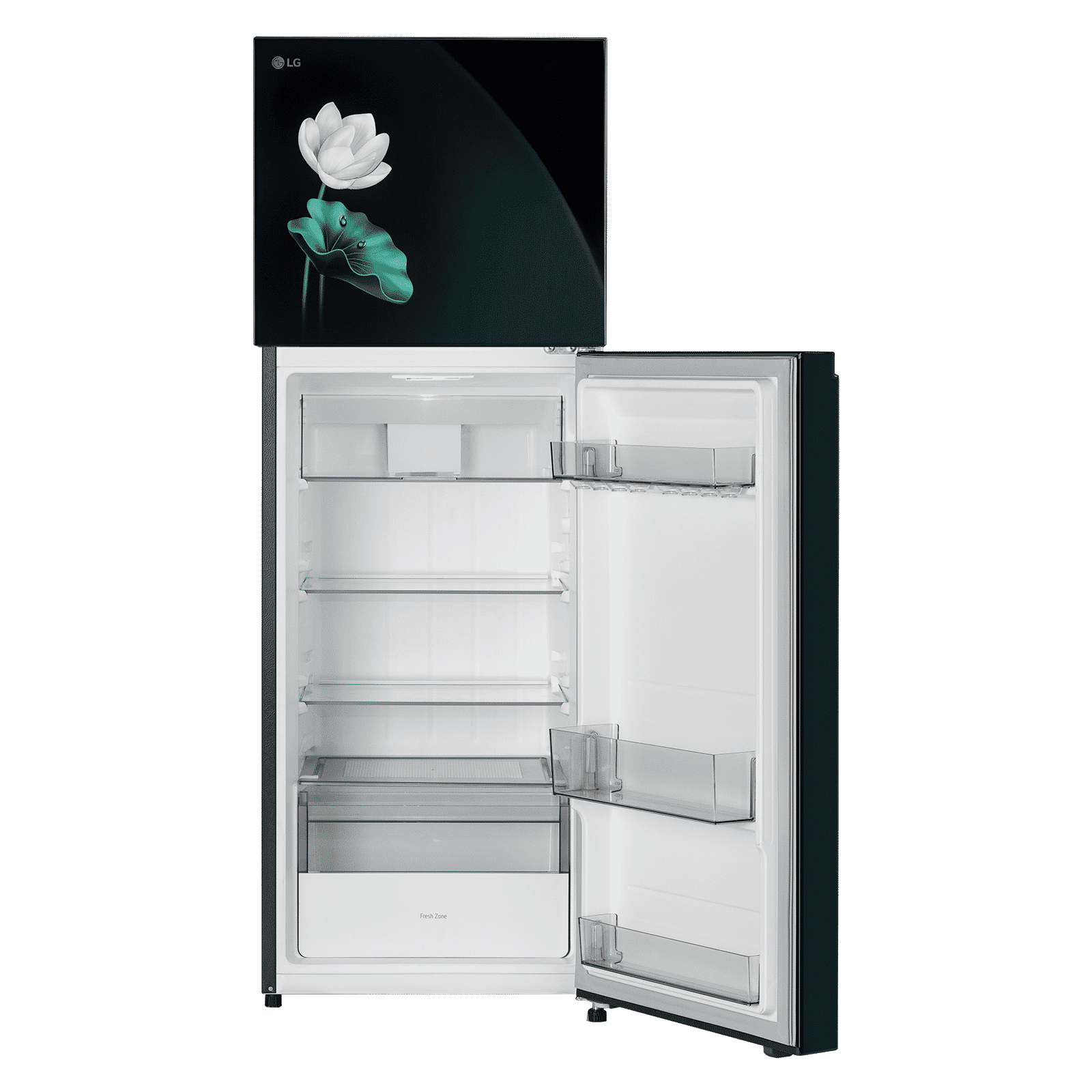 LG 251 Litres 2 Star Frost Free Double Door Convertible Refrigerator with Inverter Compressor (GLT2526XWEL, Emerald Lotus)_7