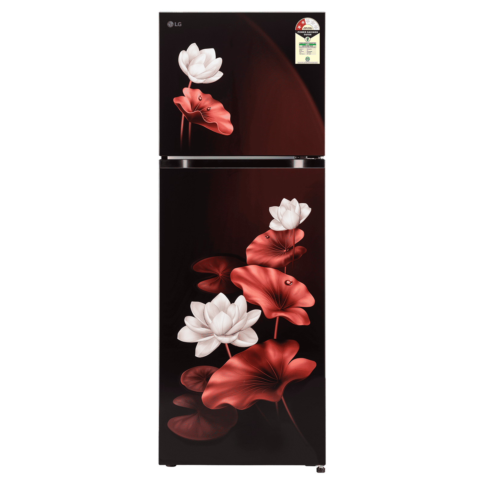 LG 251 Litres 2 Star Frost Free Double Door Convertible Refrigerator with Express Freeze (GLT2526XWSL, Scarlet Lotus)_1