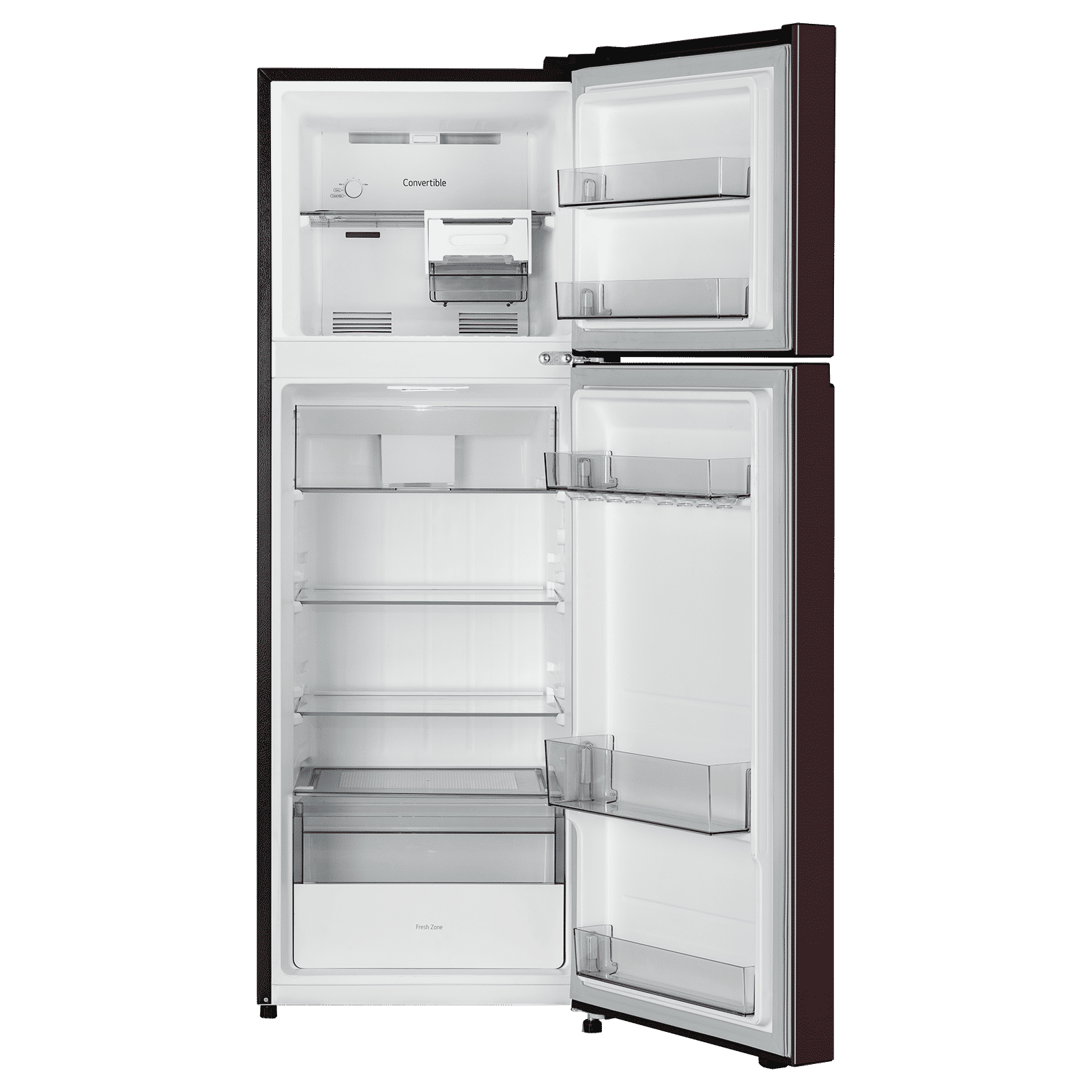 LG 251 Litres 2 Star Frost Free Double Door Convertible Refrigerator with Express Freeze (GLT2526XWSL, Scarlet Lotus)_9