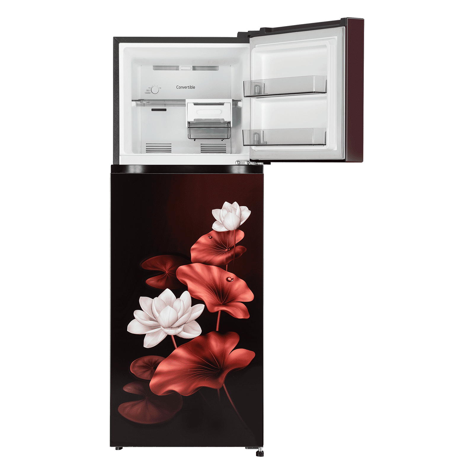 LG 251 Litres 2 Star Frost Free Double Door Convertible Refrigerator with Express Freeze (GLT2526XWSL, Scarlet Lotus)_7
