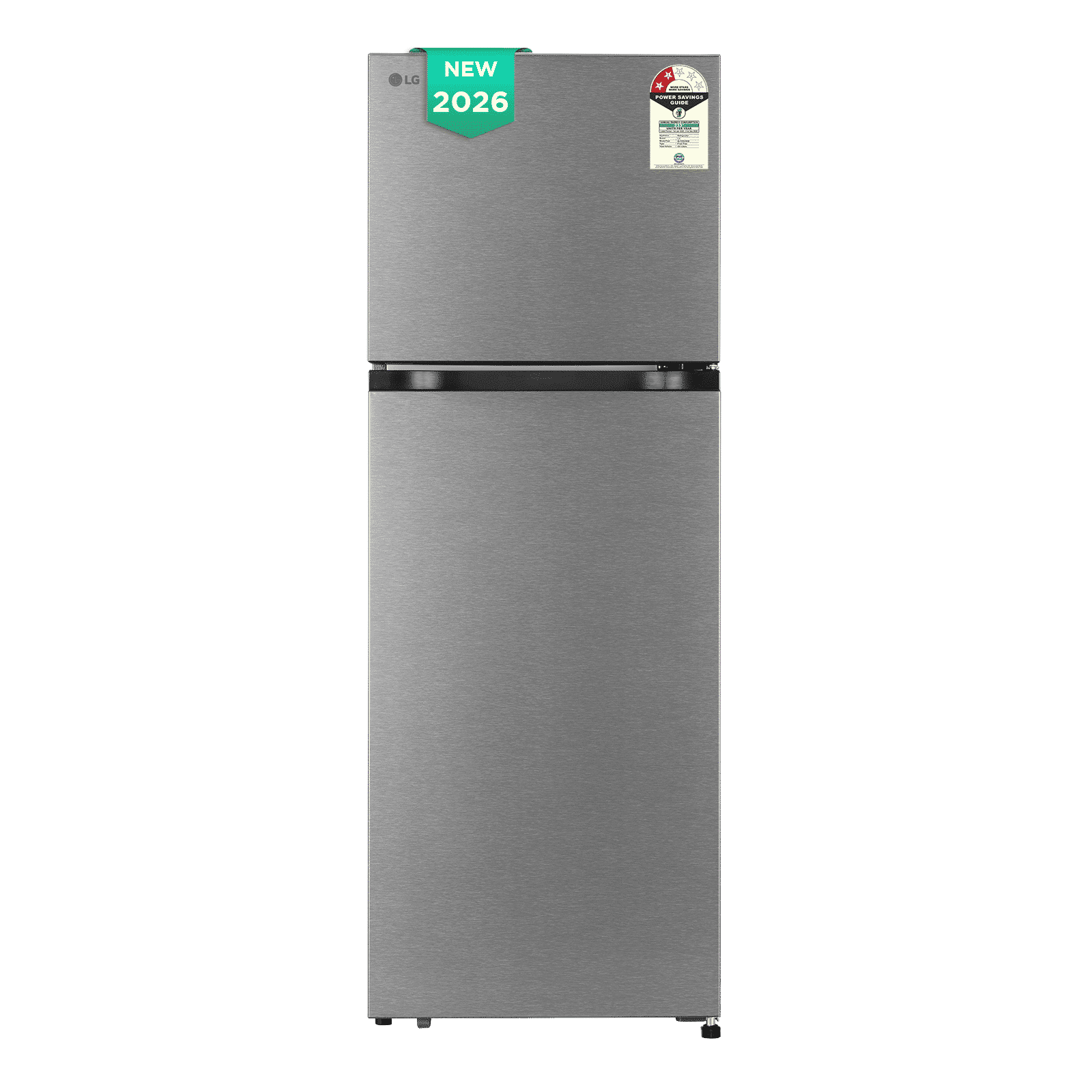 LG 251 Litres 2 Star Frost Free Double Door Refrigerator with Inverter Compressor (GLT2526WWDS, Dazzle Steel) (2026 Model)_1