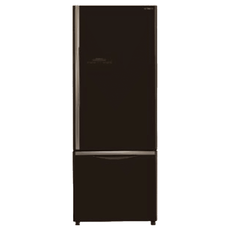 HITACHI 466 Litres 2 Star Frost Free Double Door Bottom Mount Refrigerator with Dual Fan Cooling (R-B500PND6, Brown)_1