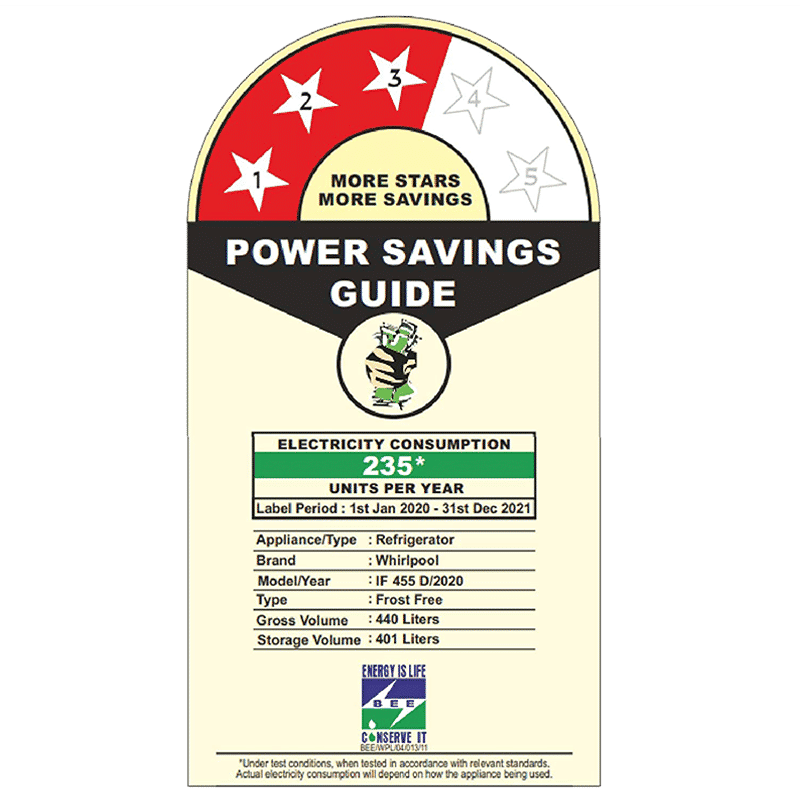 Whirlpool Intellifresh 440 Litres 3 Star Frost Free Double Door Convertible Refrigerator with AI Technology (IF INV CNV 455, Steel Onyx)_2