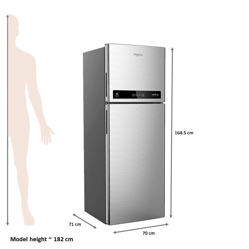 Whirlpool Intellifresh 440 Litres 3 Star Frost Free Double Door Convertible Refrigerator with AI Technology (IF INV CNV 455, Steel Onyx)_3