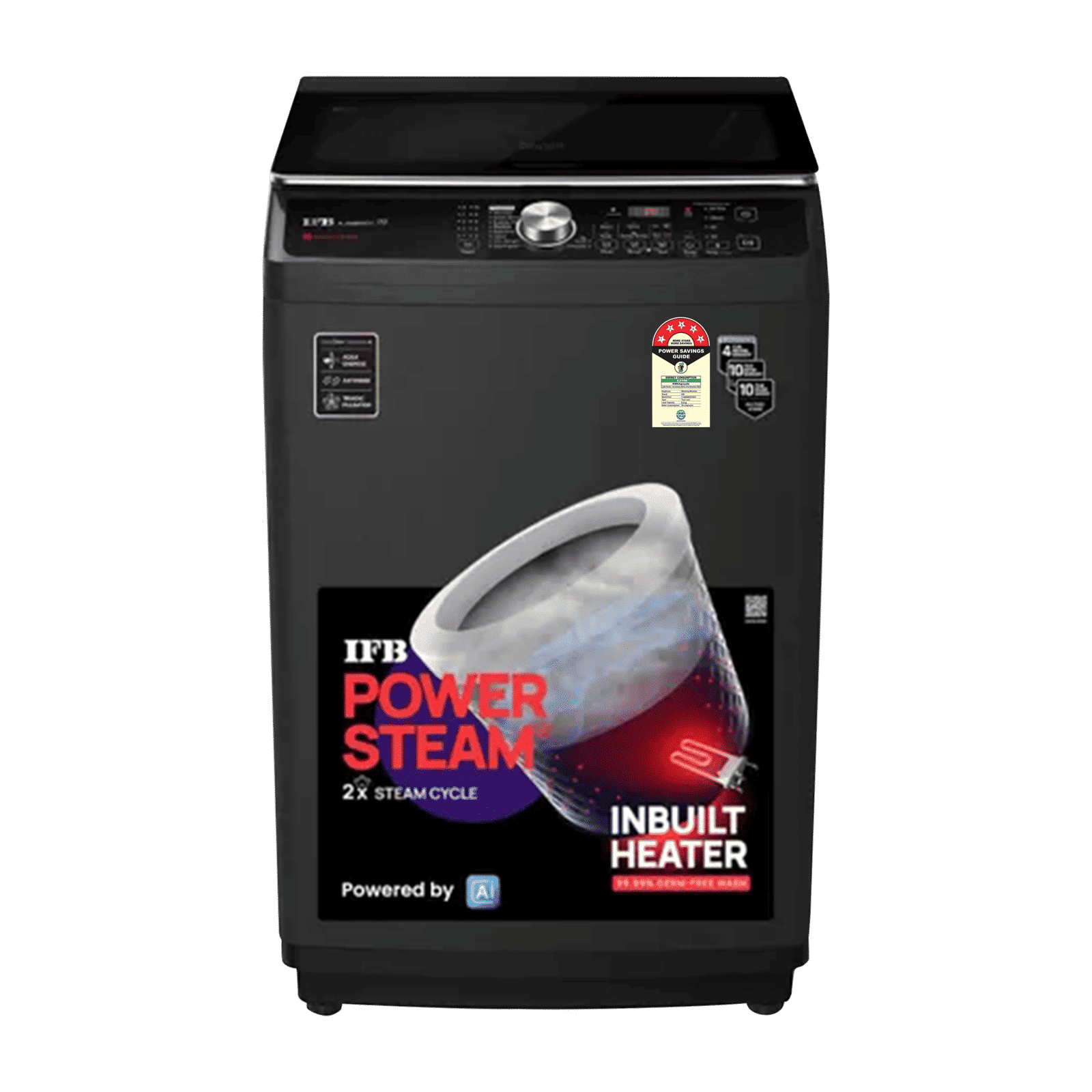 IFB 9 kg 5 Star Fully Automatic Top Load Washing Machine (TL900NB2S, 8903287032653, With Eco Inverter, Noir Black)_1