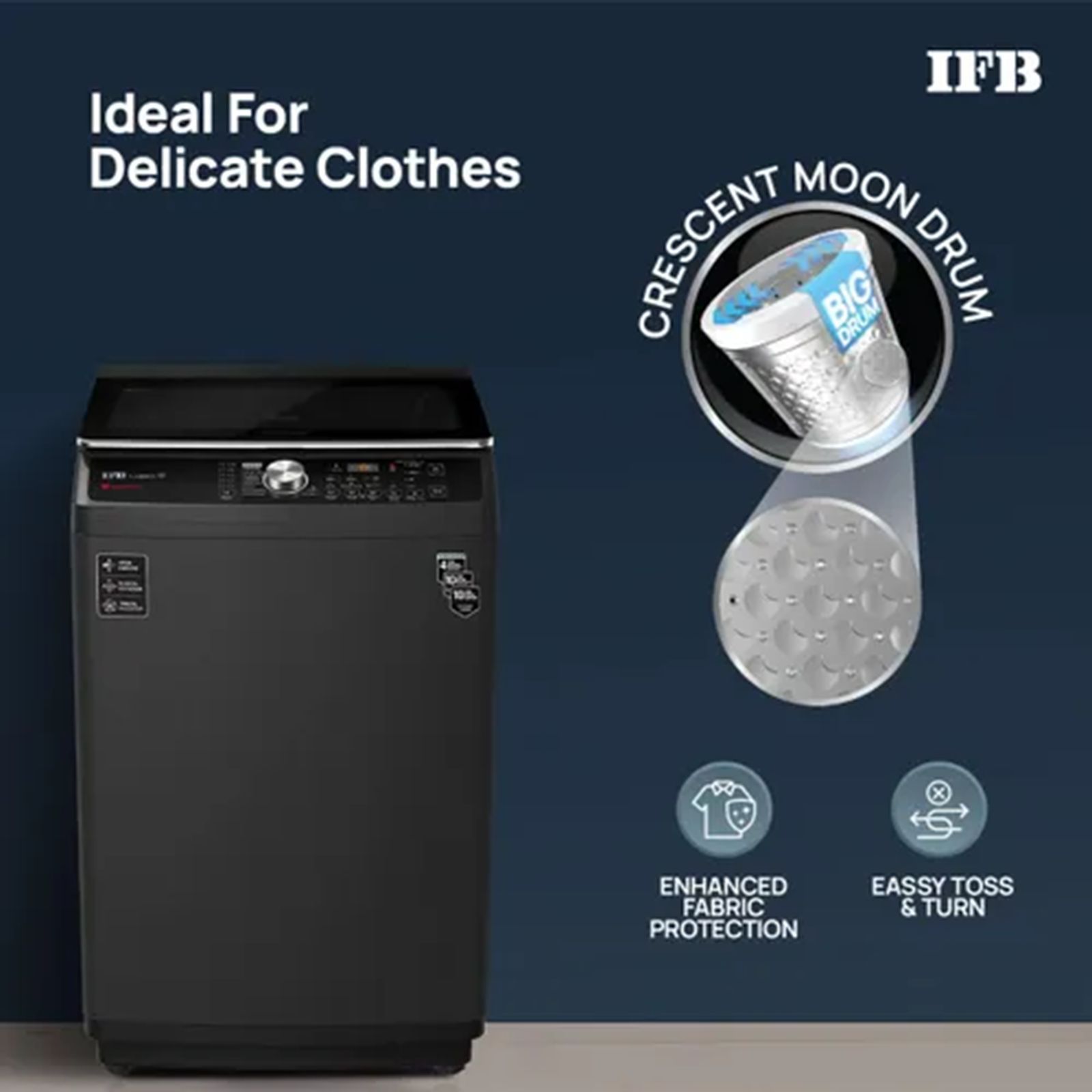 IFB 9 kg 5 Star Fully Automatic Top Load Washing Machine (TL900NB2S, 8903287032653, With Eco Inverter, Noir Black)_7
