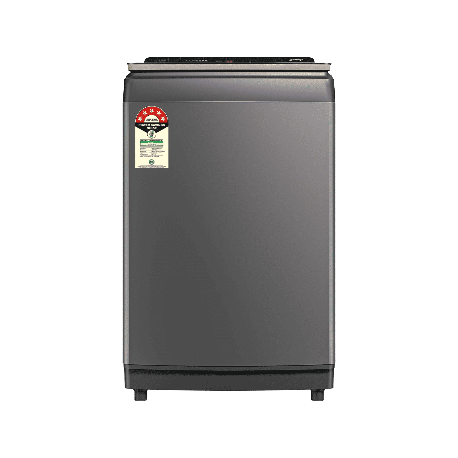 Godrej 10 kg 5 Star Fully Automatic Top Load Washing Machine (Rhine, 52141601SD00582, In-built Heater, Glacial Grey) _1