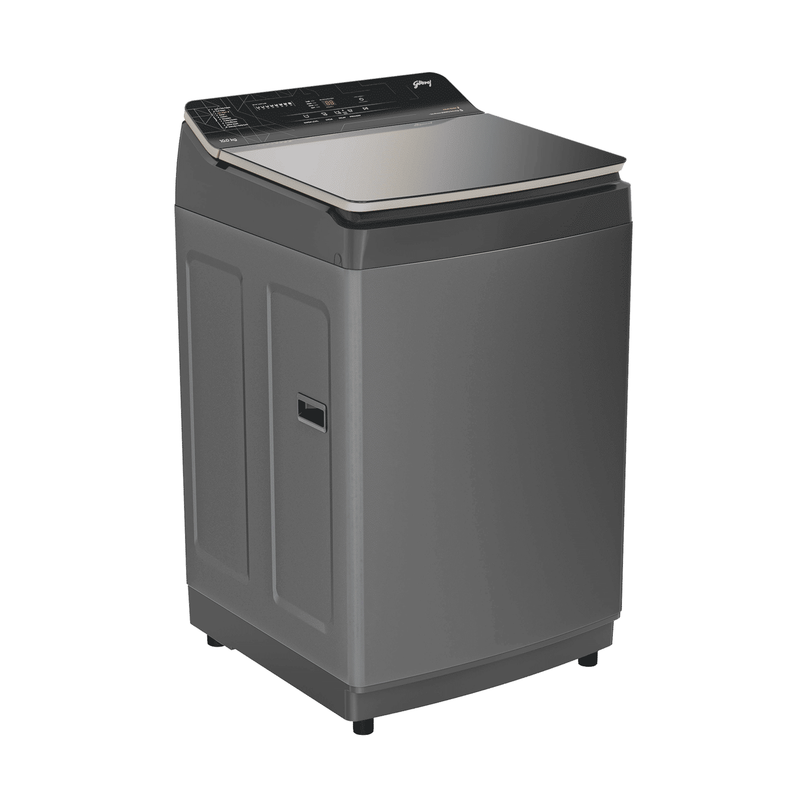 Godrej 10 kg 5 Star Fully Automatic Top Load Washing Machine (Rhine, 52141601SD00582, In-built Heater, Glacial Grey) _3