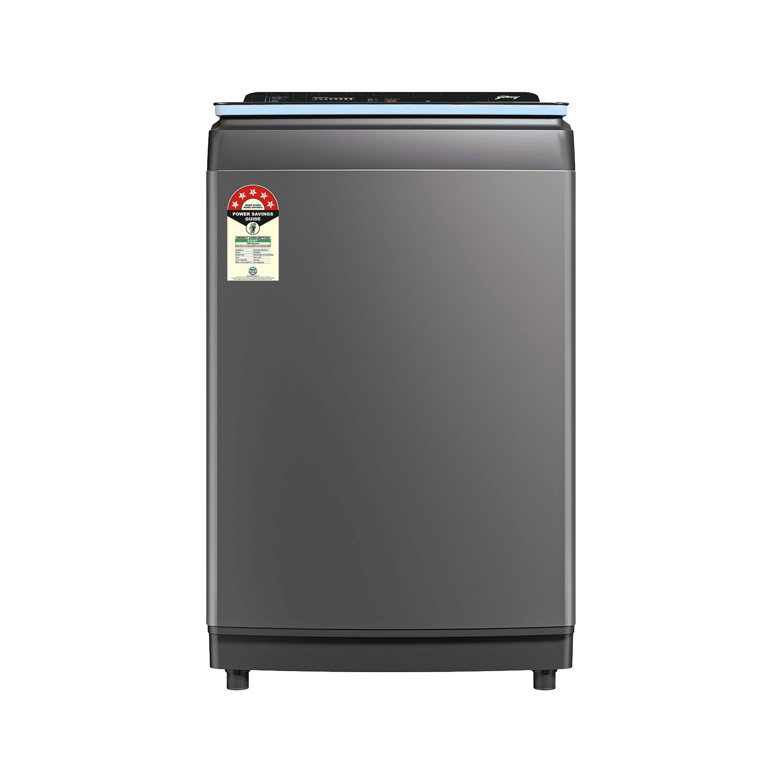Godrej 12 kg 5 Star Fully Automatic Top Load Washing Machine (Rhine, 52141601SD00583, In-Built Heater, Glacial Grey) _1