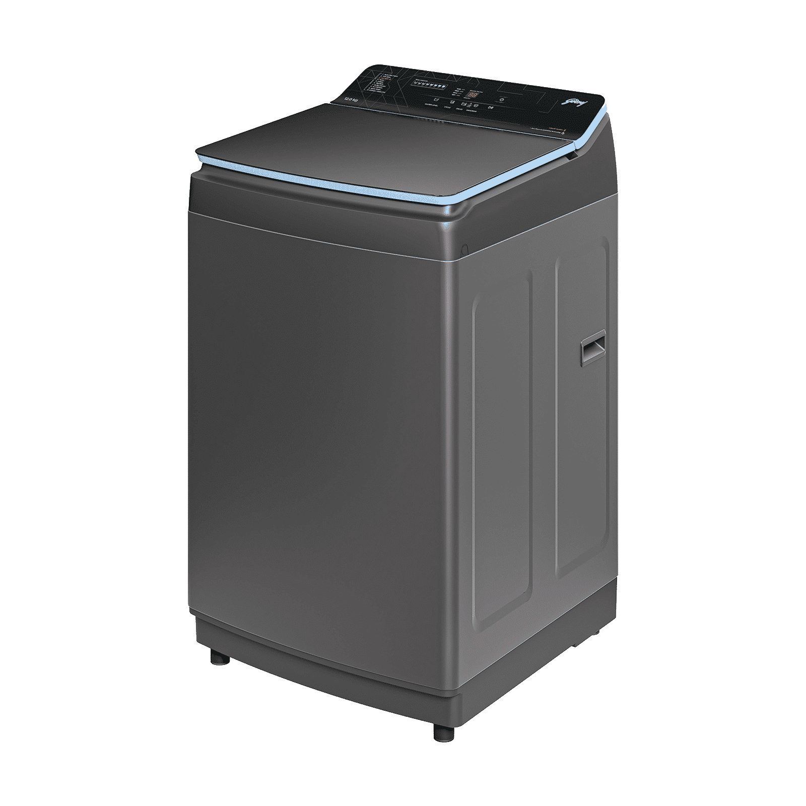 Godrej 12 kg 5 Star Fully Automatic Top Load Washing Machine (Rhine, 52141601SD00583, In-Built Heater, Glacial Grey) _3