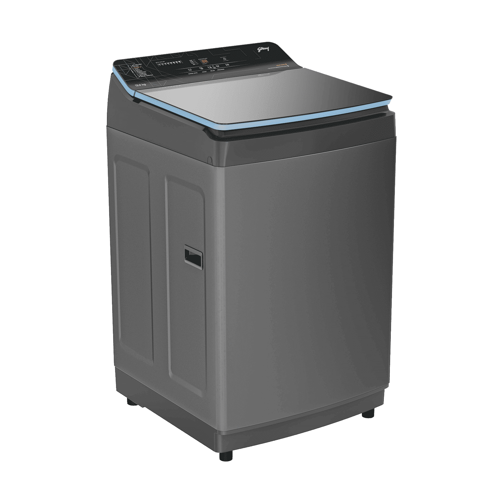 Godrej 12 kg 5 Star Fully Automatic Top Load Washing Machine (Rhine, 52141601SD00583, In-Built Heater, Glacial Grey) _4