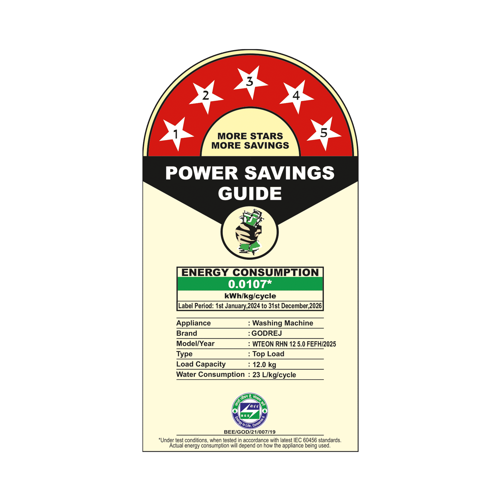 Godrej 12 kg 5 Star Fully Automatic Top Load Washing Machine (Rhine, 52141601SD00583, In-Built Heater, Glacial Grey) _5