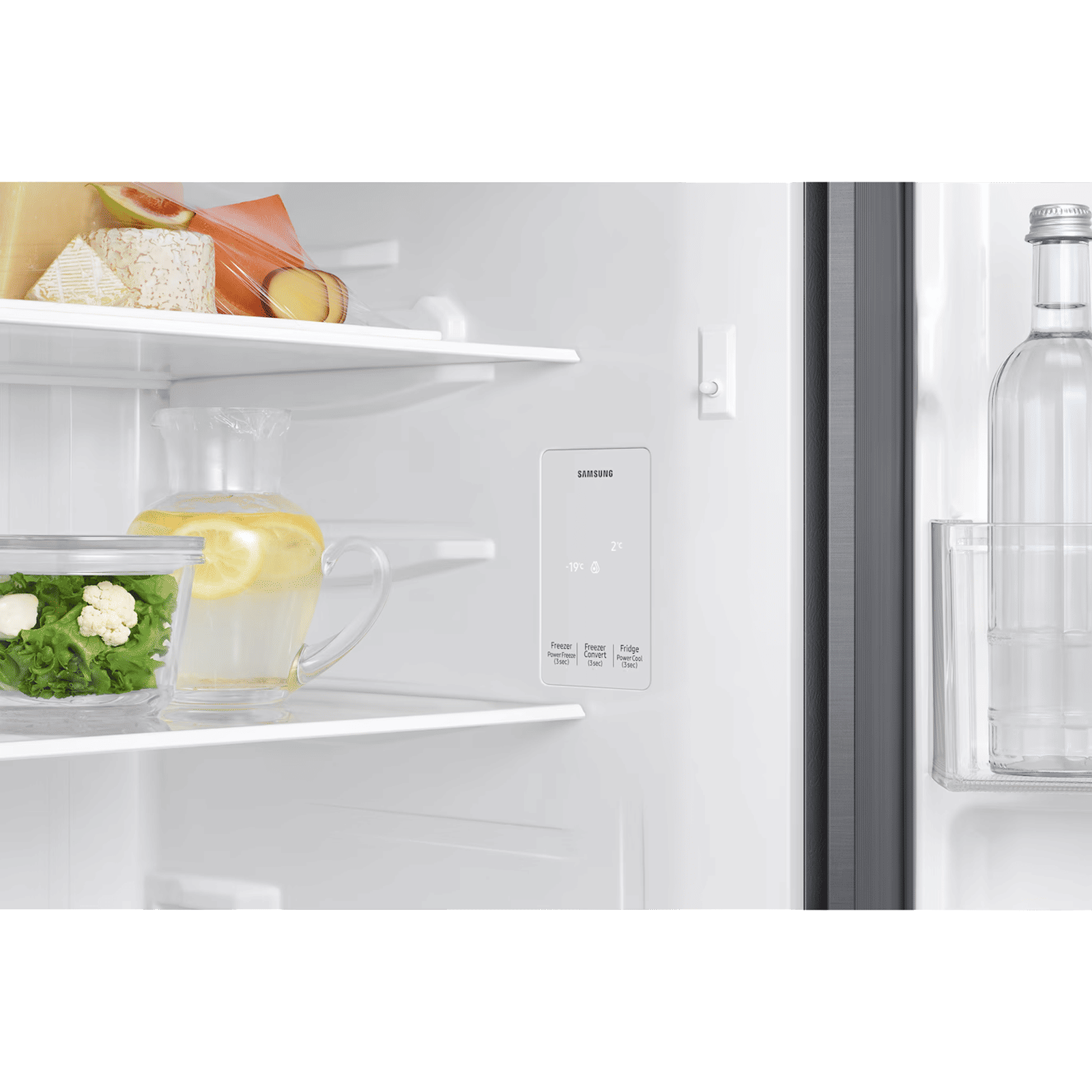 Samsung 236 Litres 2 Star Frost Free Double Door Convertible Refrigerator with Digital Inverter Compressor (RT40H28U2PHL, Elegant Inox)_9