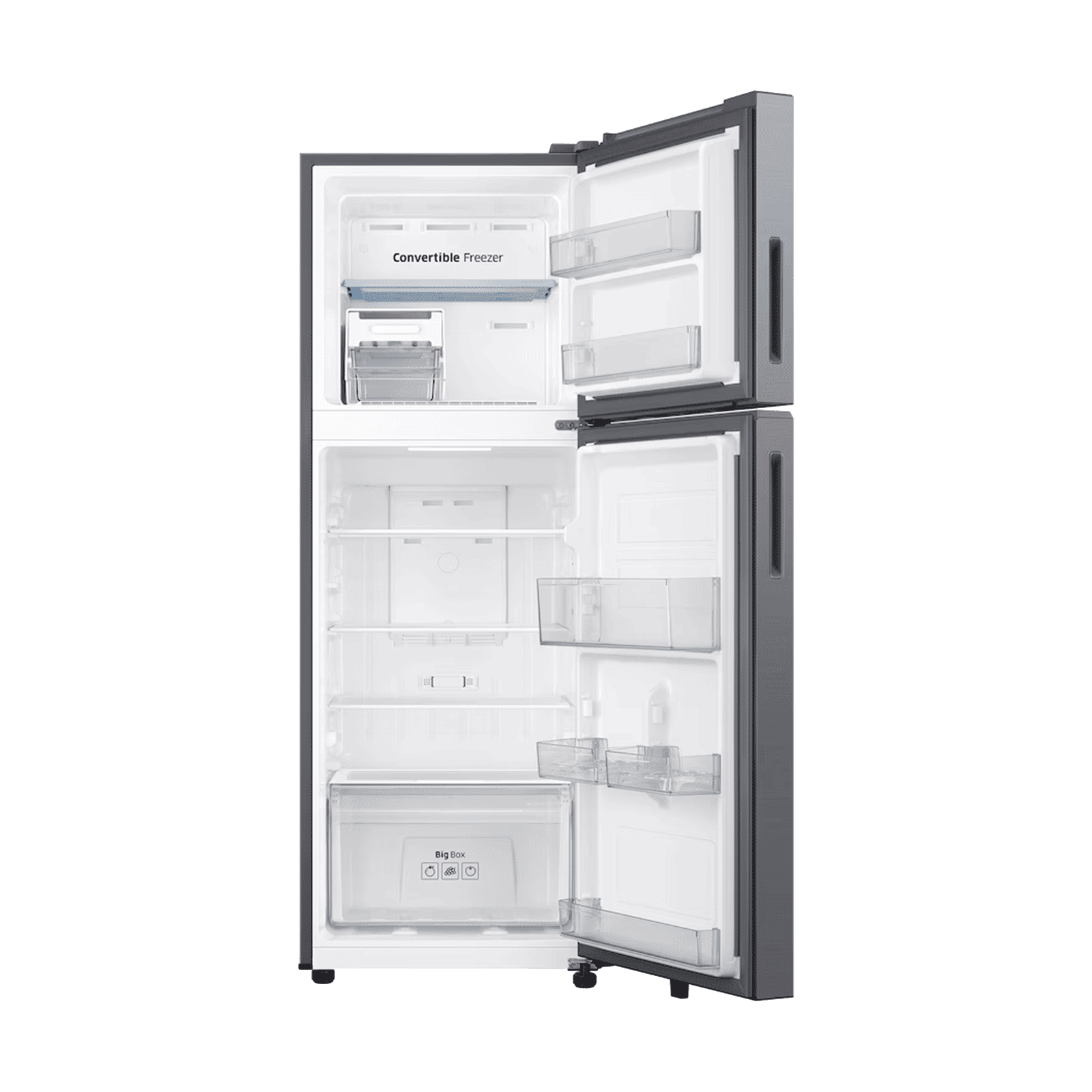 Samsung 236 Litres 2 Star Frost Free Double Door Convertible Refrigerator with Digital Inverter Compressor (RT40H28U2PHL, Elegant Inox)_5