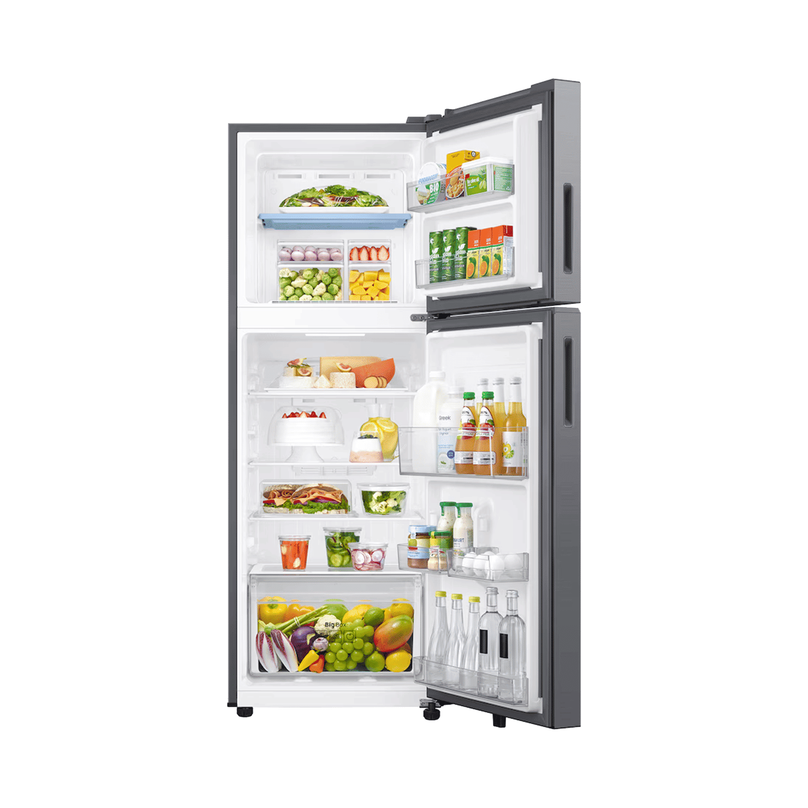 Samsung 236 Litres 2 Star Frost Free Double Door Convertible Refrigerator with Digital Inverter Compressor (RT40H28U2PHL, Elegant Inox)_7