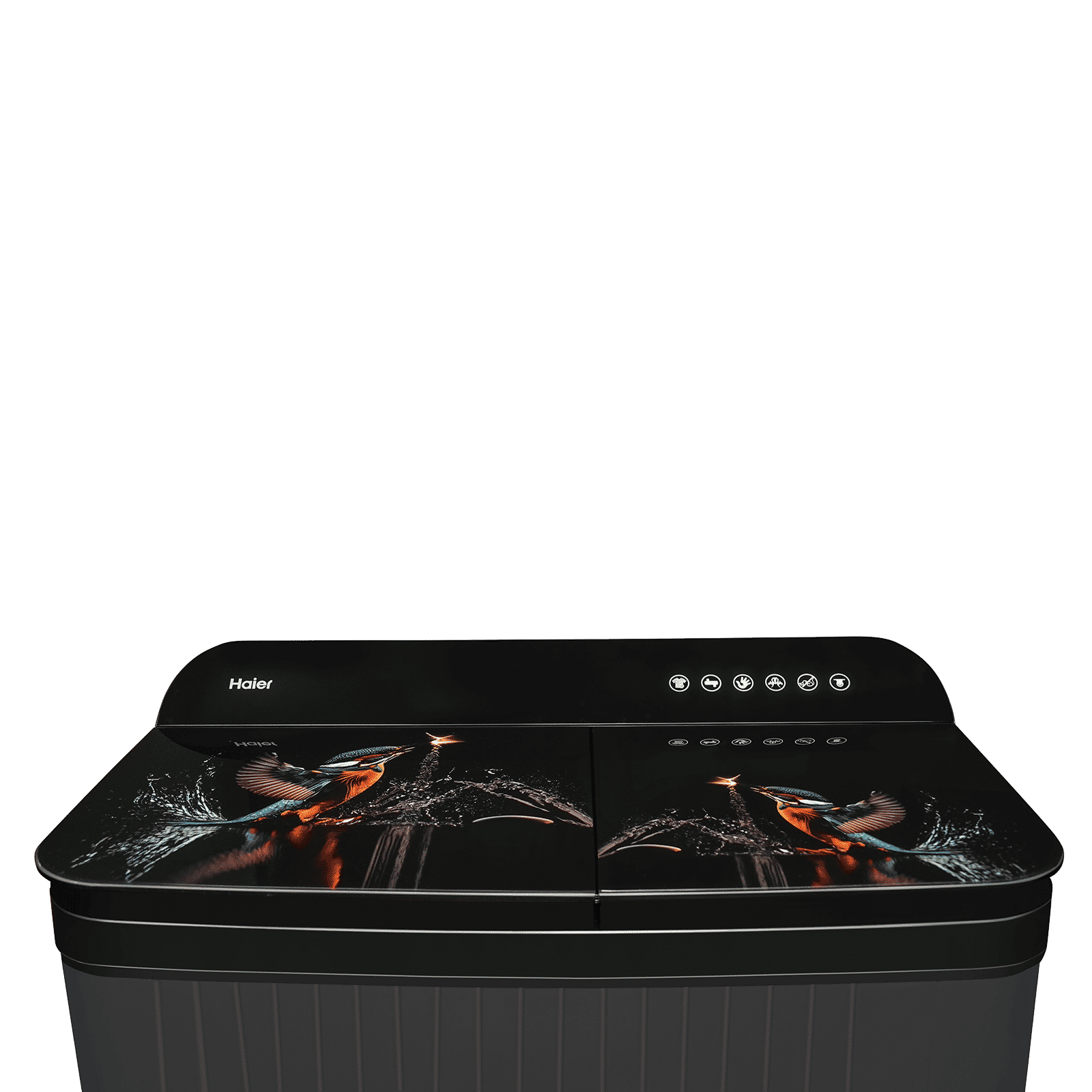 Haier 11 kg 5 Star Semi Automatic Washing Machine with Softfall Techonology (178, HTW110-178FLN, Black)_6