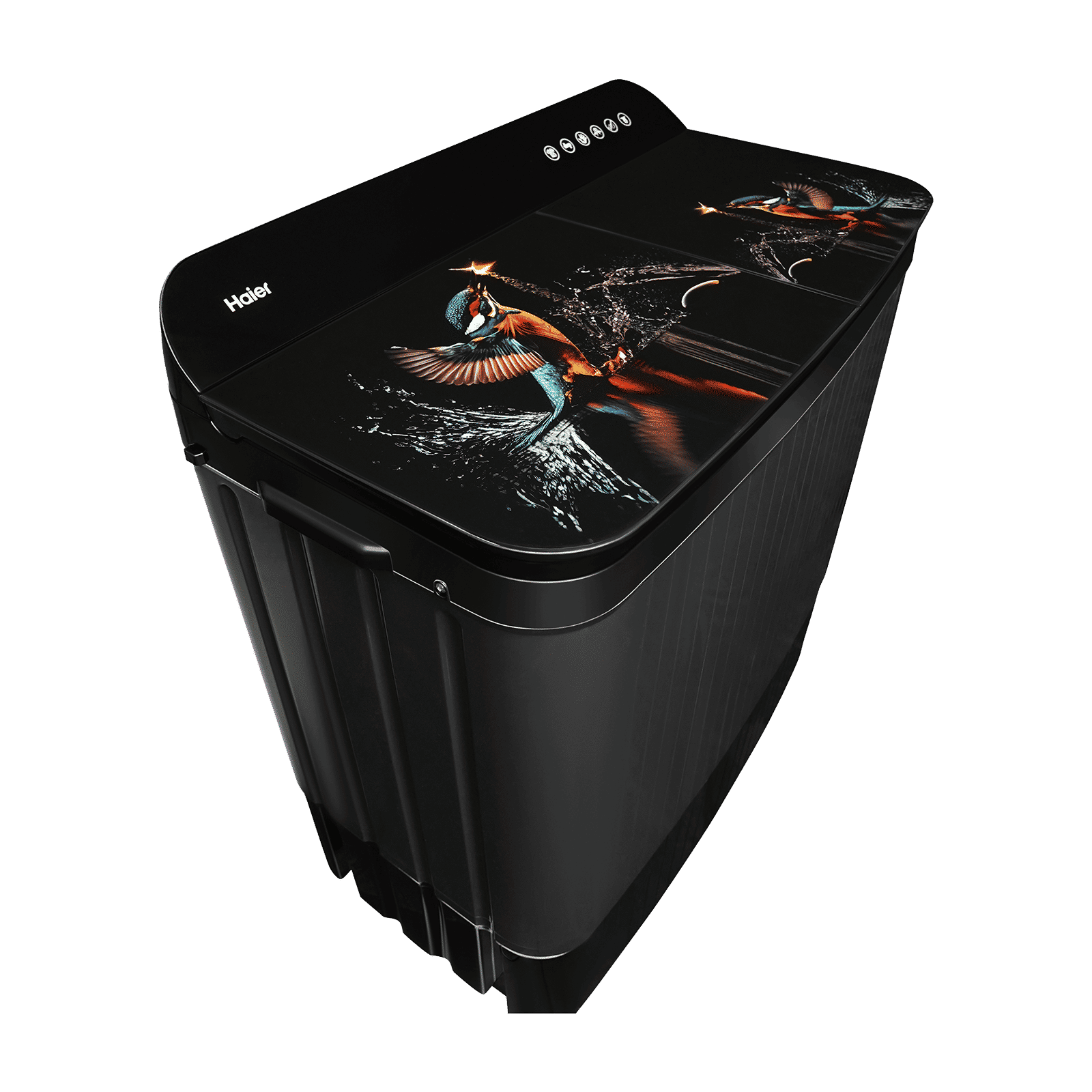 Haier 11 kg 5 Star Semi Automatic Washing Machine with Softfall Techonology (178, HTW110-178FLN, Black)_7