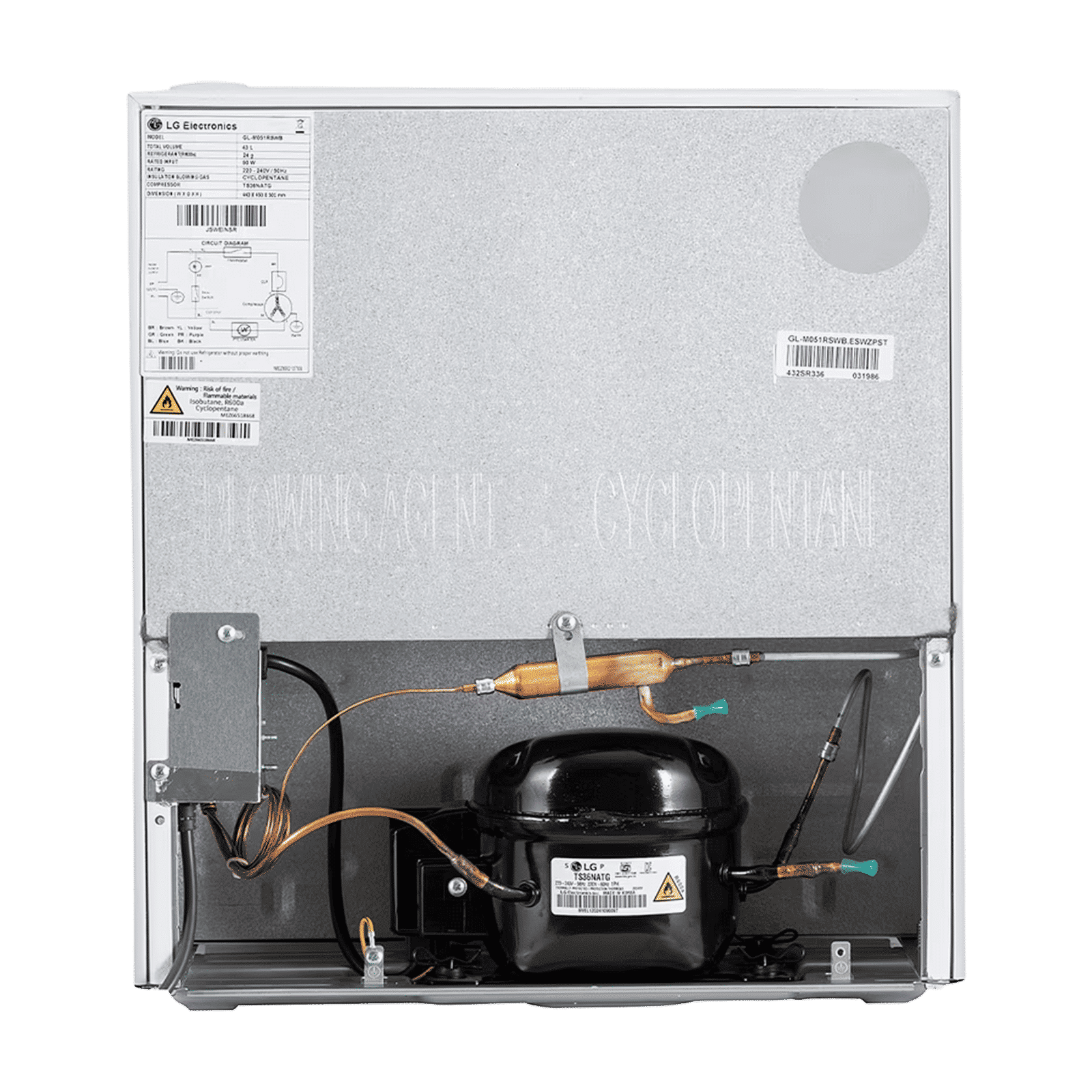 LG 43 Litres 3 Star Direct Cool Single Door Refrigerator with Anti-Bacterial Gasket (GLD0536VRSW, Super White)_10