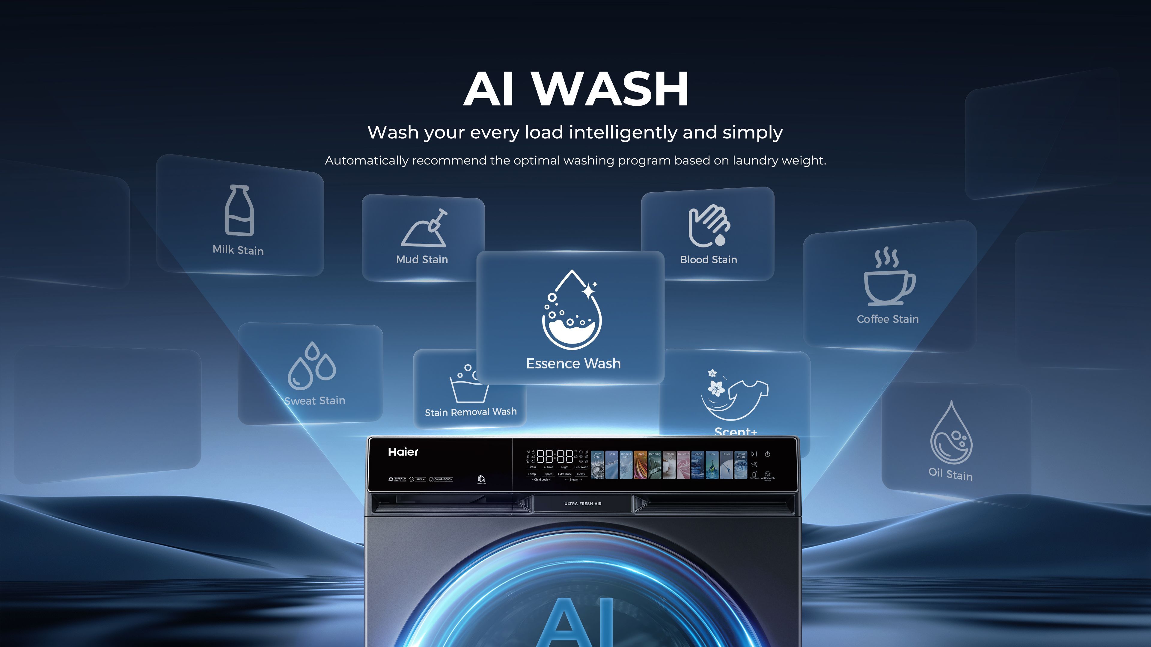 Haier 12/7 kg 5 Star Wi-Fi Inverter Fully Automatic Front Load Washer Dryer (F11, HWD120-DM14F11BKU1, Direct Motion Motor, Black)_14