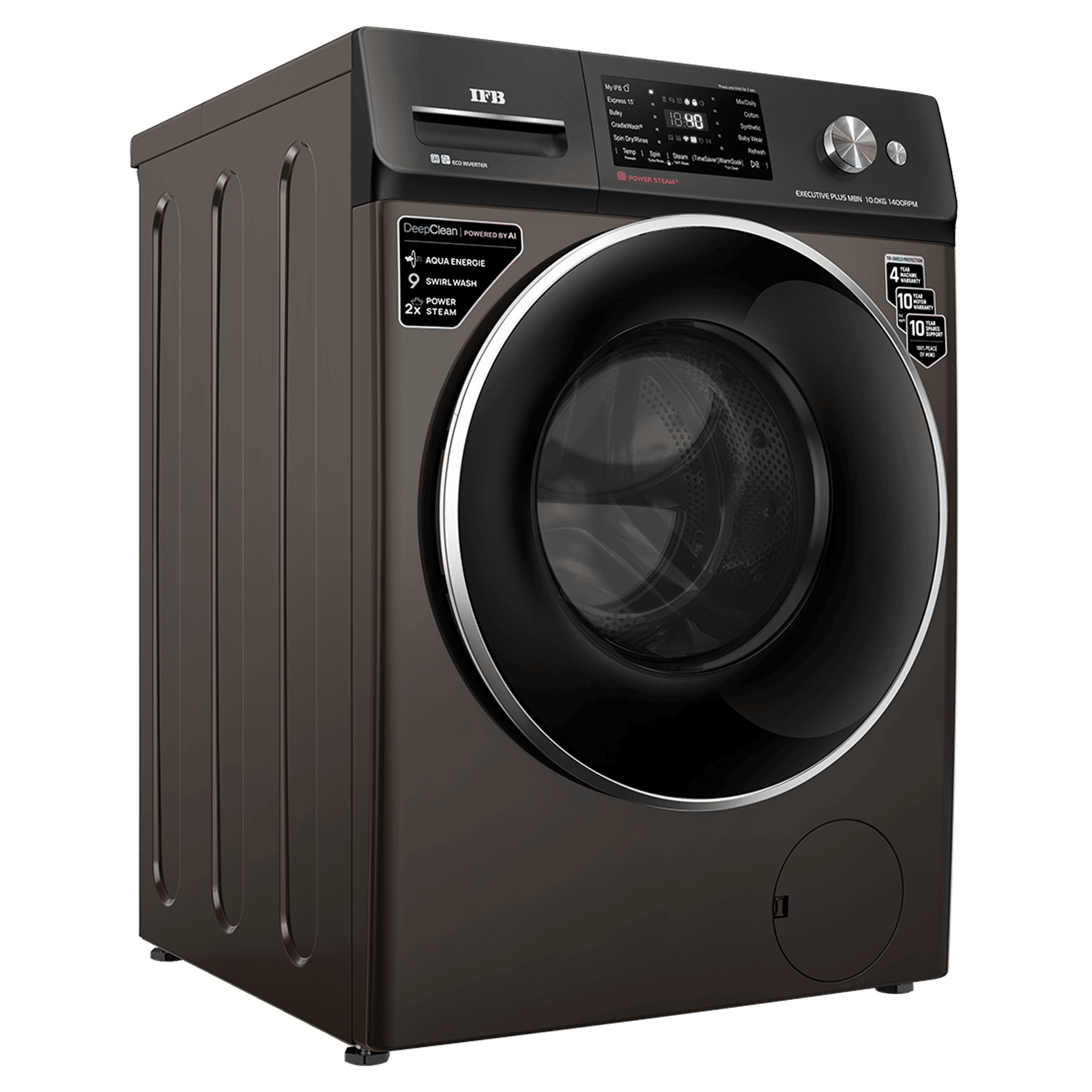 IFB 10 kg 5 Star Wi-Fi Fully Automatic Front Load Washing Machine (Executive MBN 1014K CMS, 8903287033896, Powered by AI, Mocha)_3