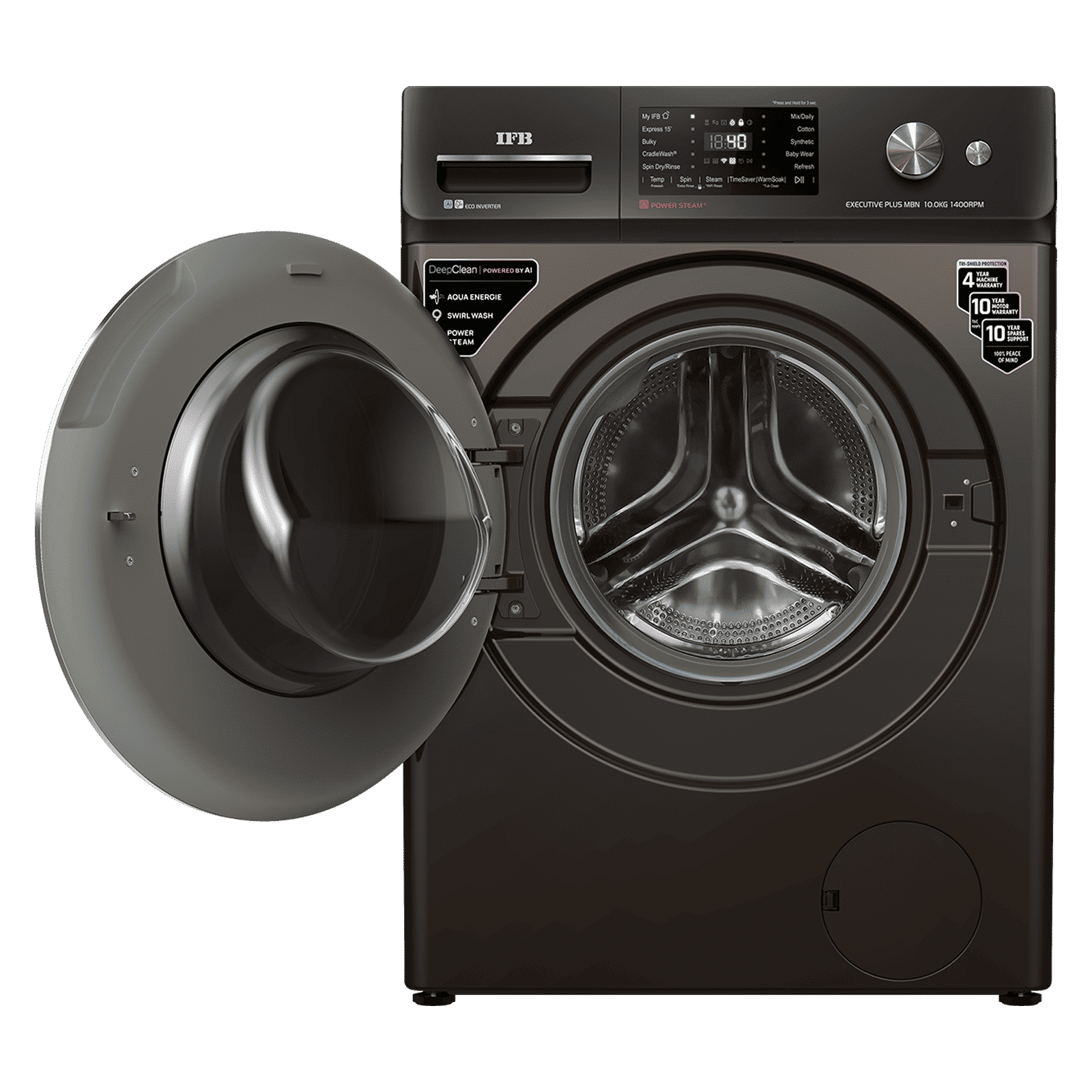 IFB 10 kg 5 Star Wi-Fi Fully Automatic Front Load Washing Machine (Executive MBN 1014K CMS, 8903287033896, Powered by AI, Mocha)_5
