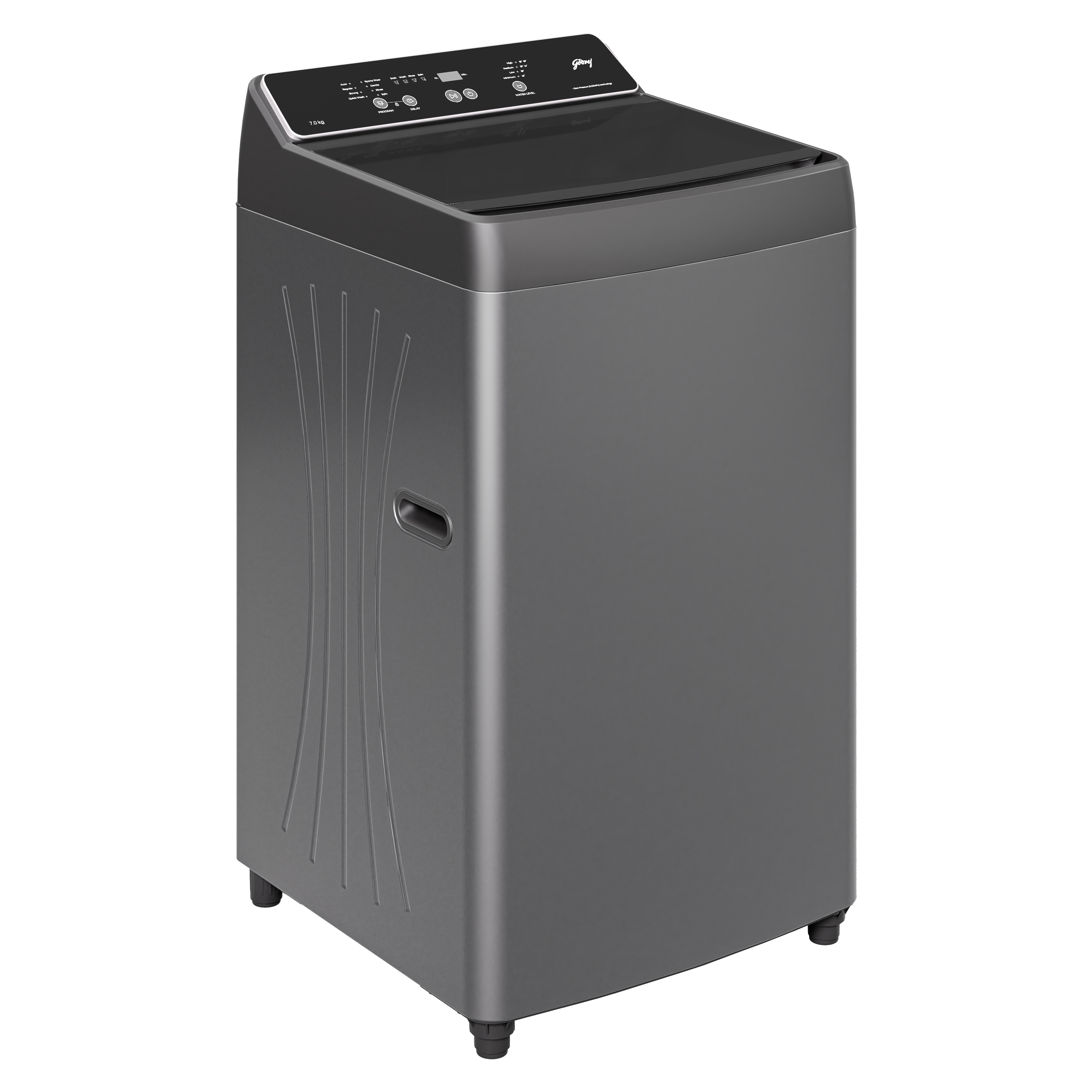 Godrej 7 kg 5 Star Fully Automatic Top Load Washing Machine (Valor, 52141601SD00553, Zero Pressure Technology, Matt Black)_3