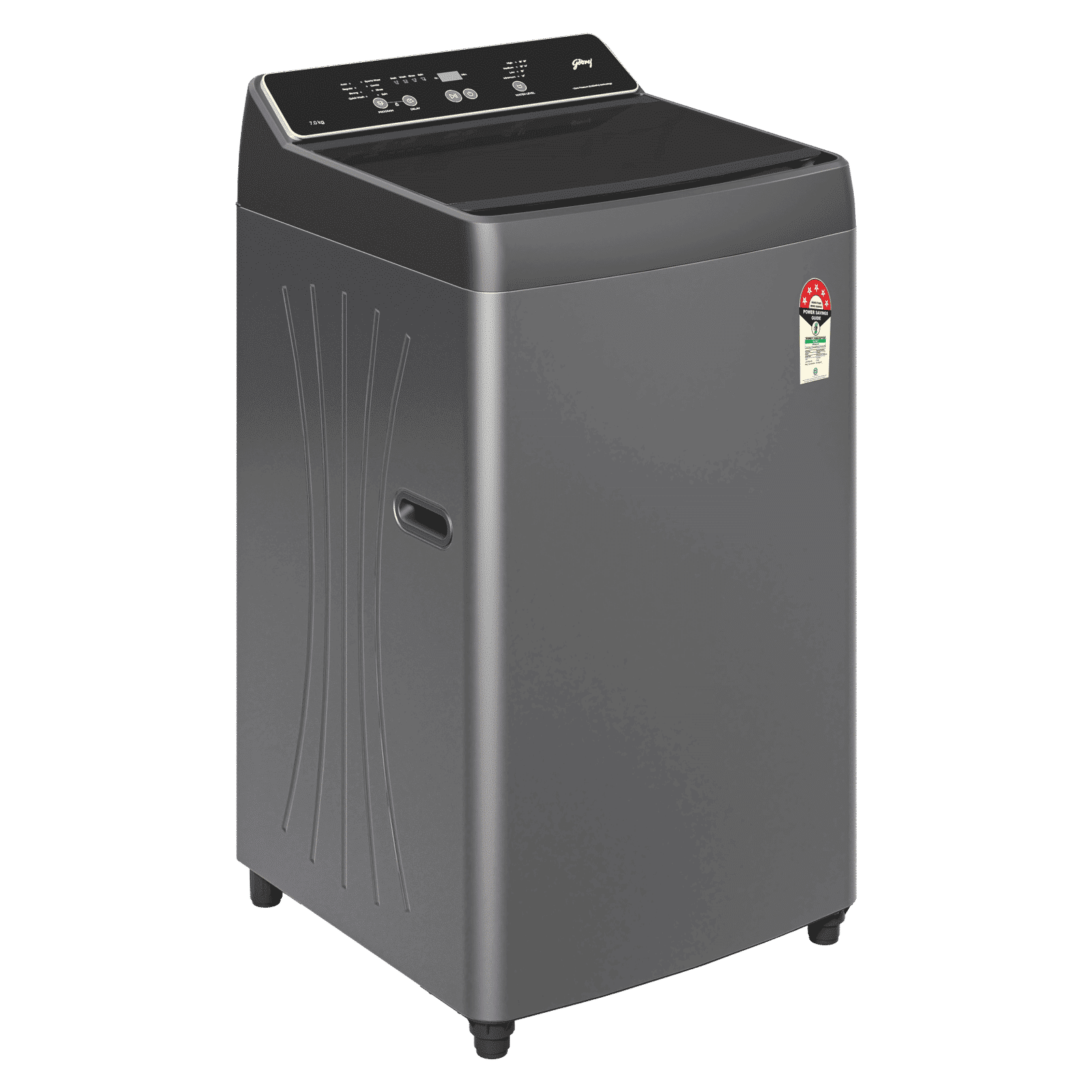 Godrej 8 kg 5 Star Fully Automatic Top Load Washing Machine (Valor, 52141601SD00603, Zero Pressure Technology, Matt Black) Godrej 8 kg 5 Star Fully Automatic Top Load Washing Machine (Valor, 52141601SD00603, Zero Pressure Technology, Matt Black)_1