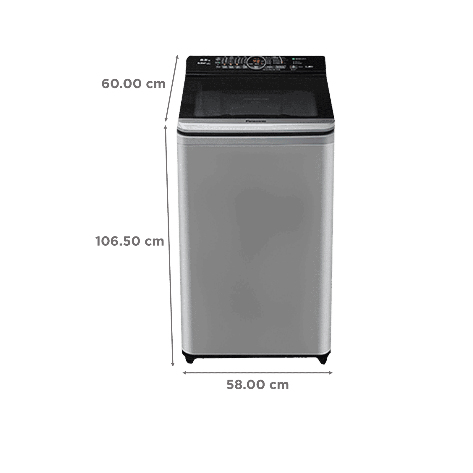 Panasonic 6.5 kg Fully Automatic Top Load Washing Machine (NA-F65V7LRB, Anti Tangling System, Silver)_2