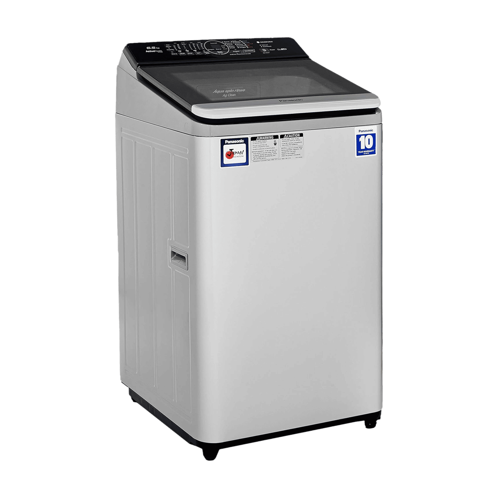 Panasonic 6.5 kg Fully Automatic Top Load Washing Machine (NA-F65V7LRB, Anti Tangling System, Silver)_4