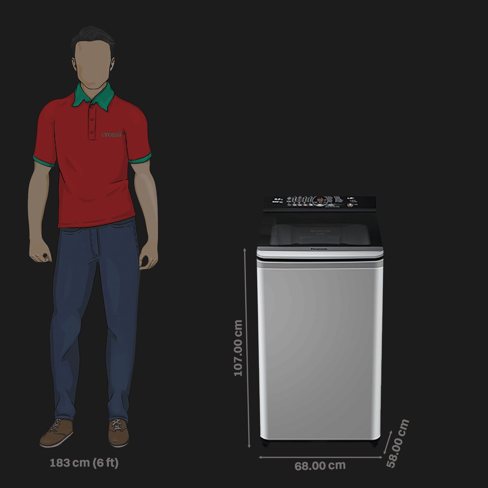 Panasonic 6.2 kg Fully Automatic Top Load Washing Machine (Foam Premia, NA-F62X7LRB, Stainmaster, Silver) Panasonic 6.2 kg Fully Automatic Top Load Washing Machine (Foam Premia, NA-F62X7LRB, Stainmaster, Silver)_2