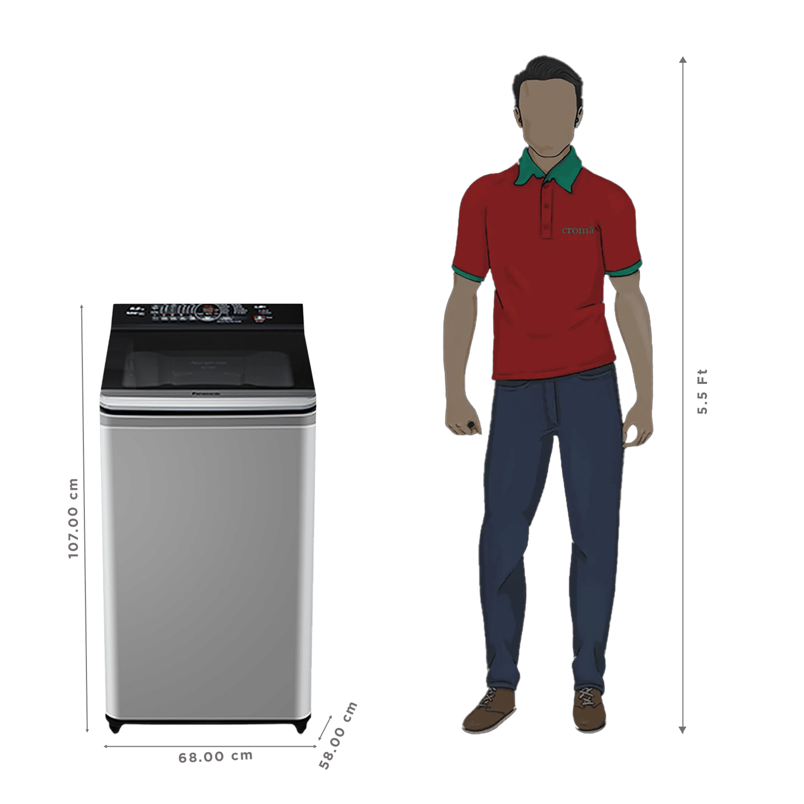 Panasonic 6.2 kg Fully Automatic Top Load Washing Machine (Foam Premia, NA-F62X7LRB, Stainmaster, Silver) Panasonic 6.2 kg Fully Automatic Top Load Washing Machine (Foam Premia, NA-F62X7LRB, Stainmaster, Silver)_2