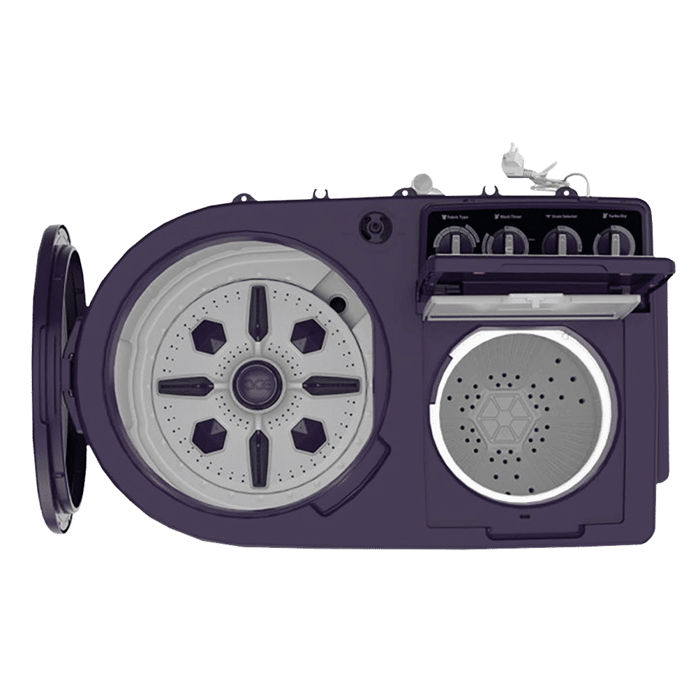 Whirlpool 9.5 kg 5 Star Semi Automatic Washing Machine with 3D Lint Filter (Ace XL, Royal Purple)_3