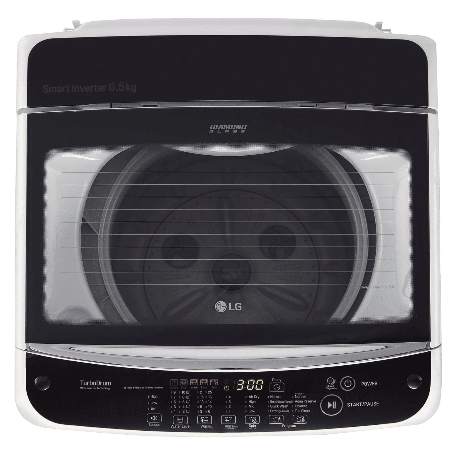 LG 6.5 kg Inverter Fully Automatic Top Load Washing Machine (T7581NEDLZ.ABWPEIL, Punch+ 3 Technology, Blue White)_2