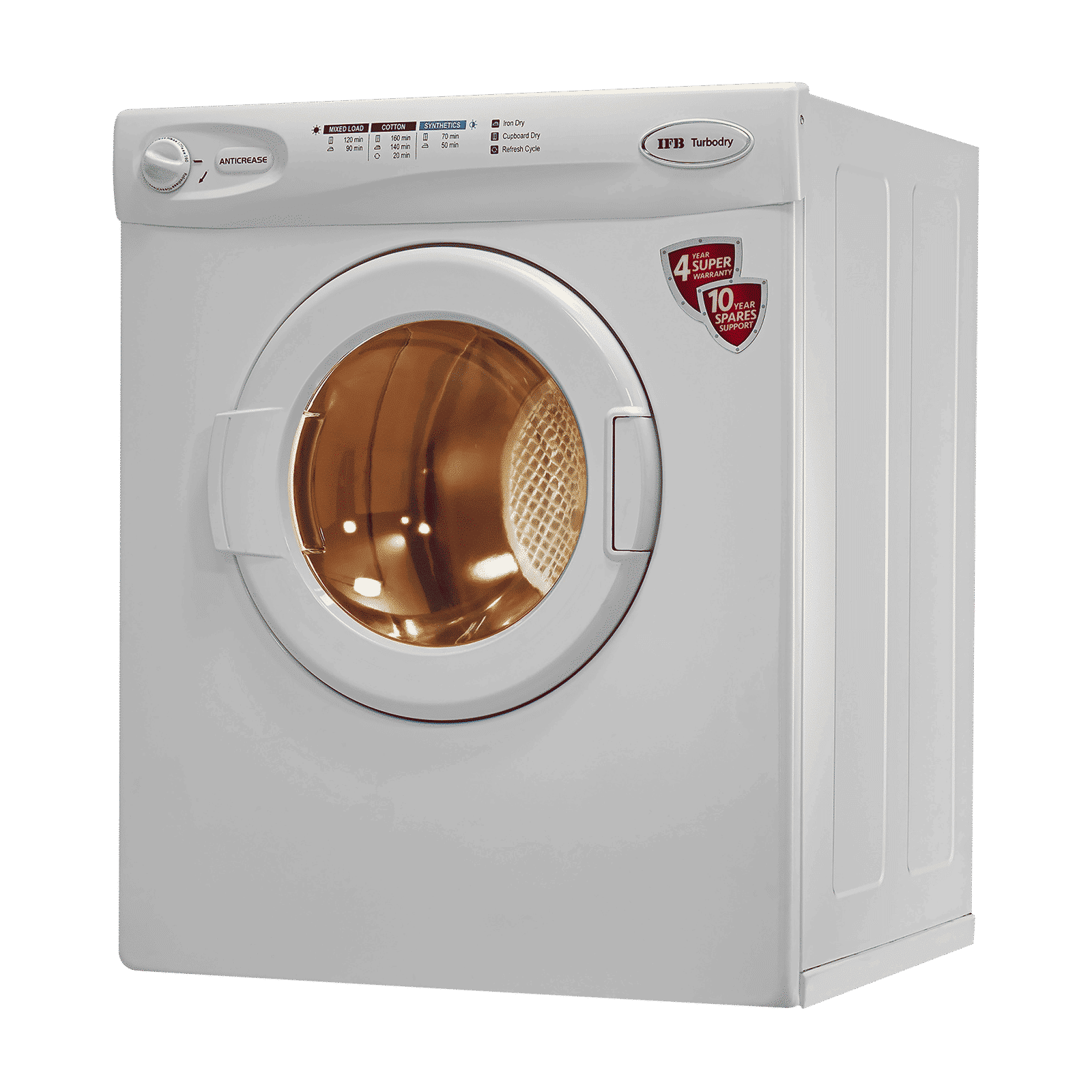 IFB 5.5 kg 5 Star Fully Automatic Front Load Dryer (TURBO DRY 550, Lint Filter, White)_5