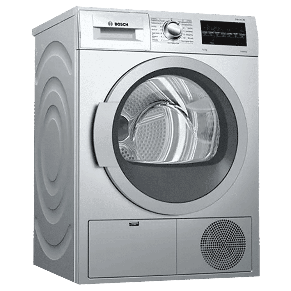 BOSCH 7 kg 5 Star Fully Automatic Front Load Dryer (Series 4, WTG86409IN, In-Built Heater, Silver)_5